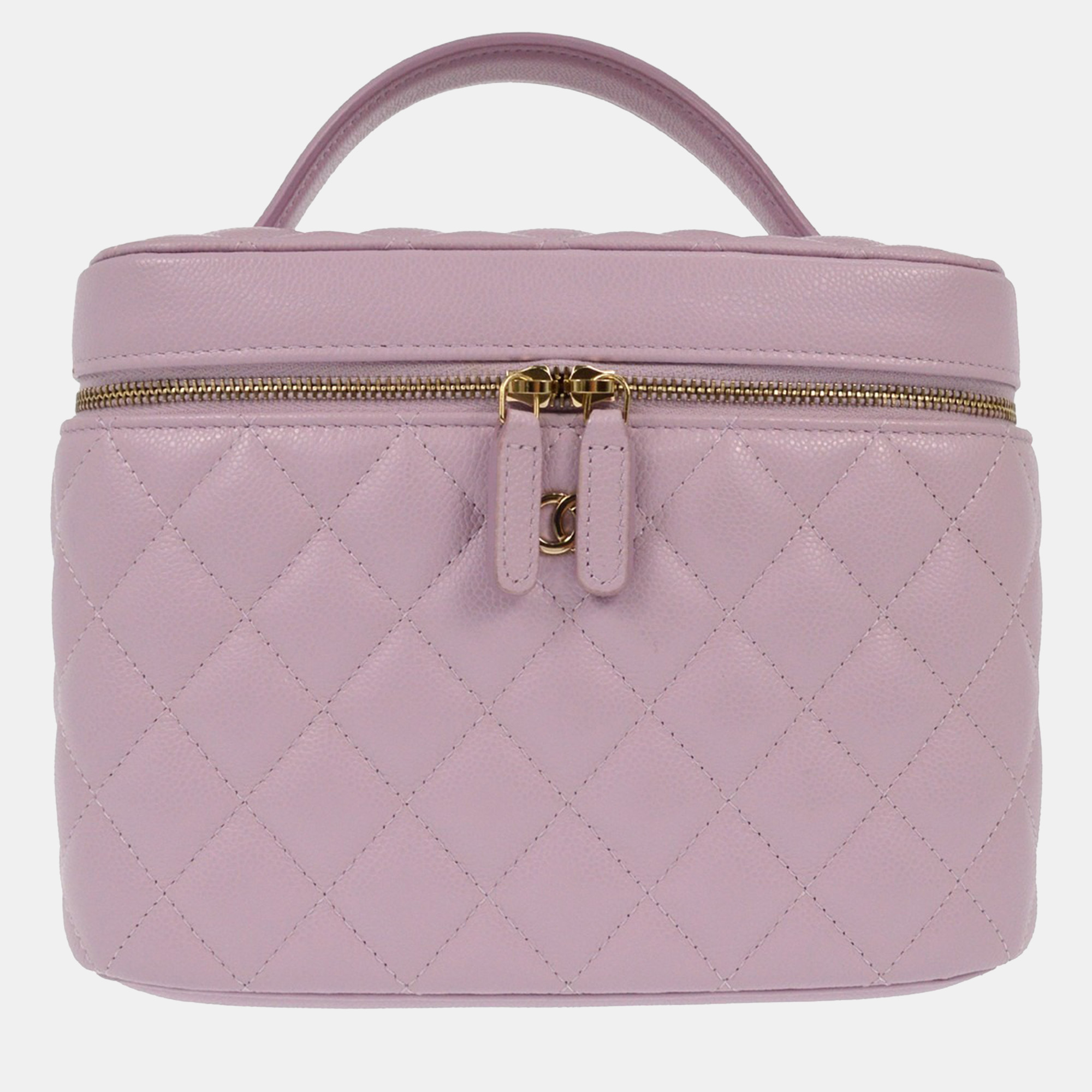 

Chanel Light Purple Calfskin Vanity Handbag
