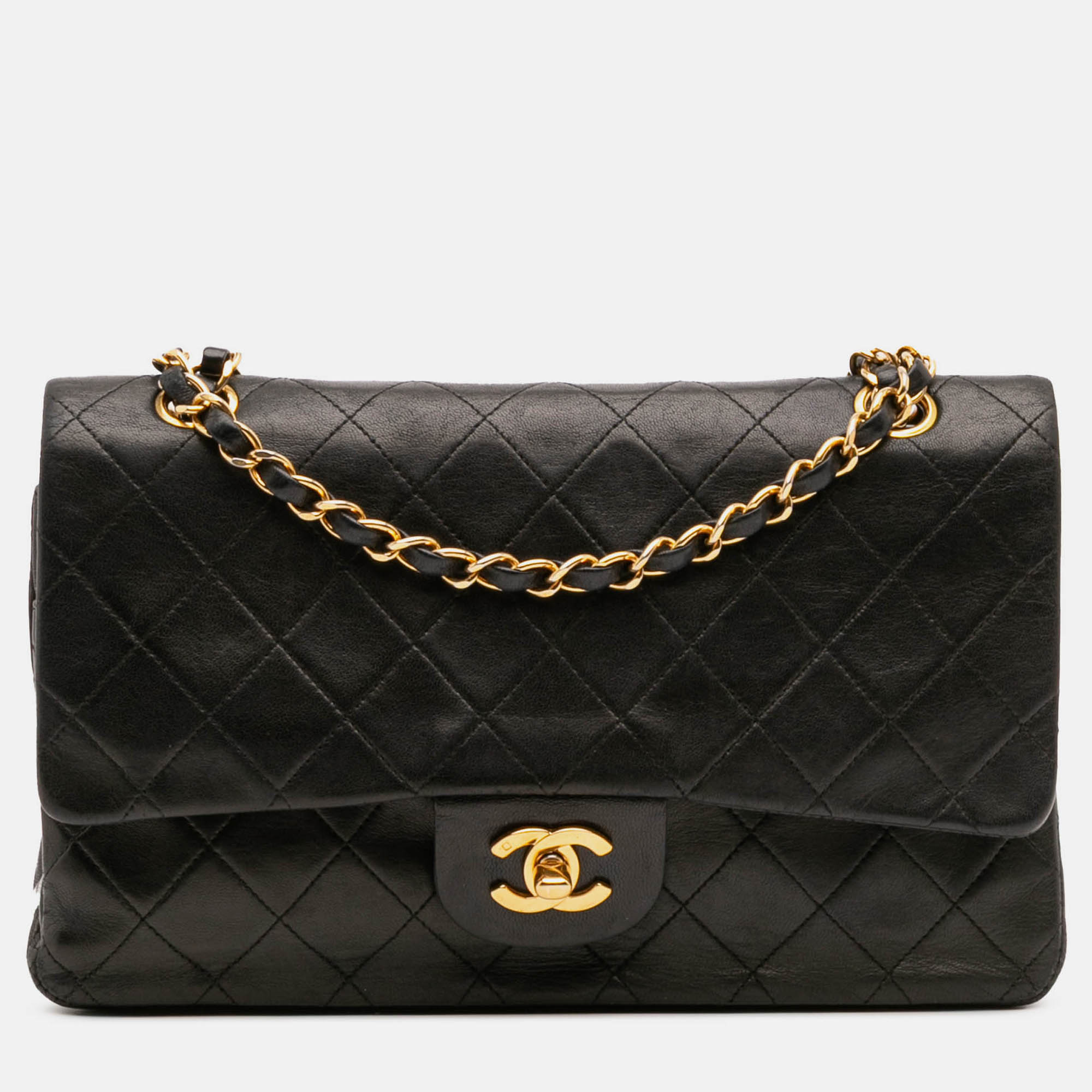 

Chanel Black Medium Classic Lambskin Double Flap