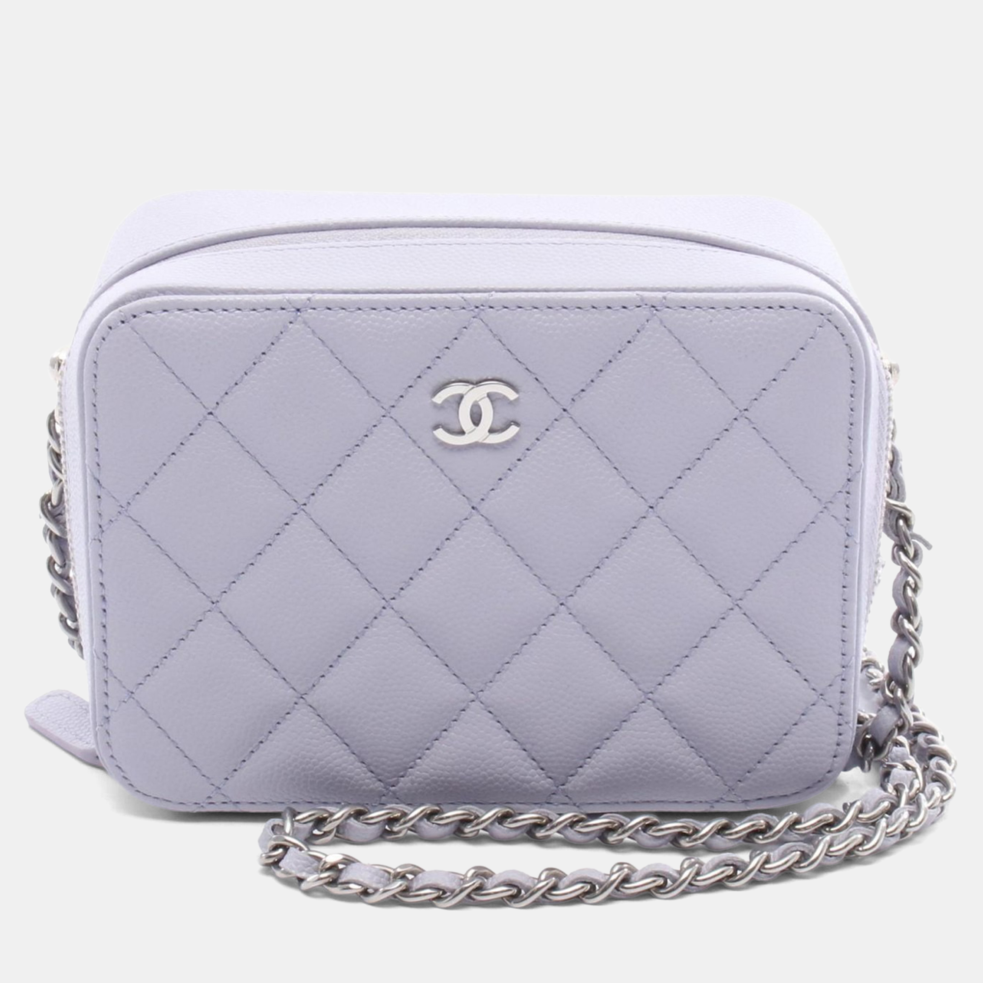 

Chanel Mini Camera Purple Lambskin Shoulder Bag