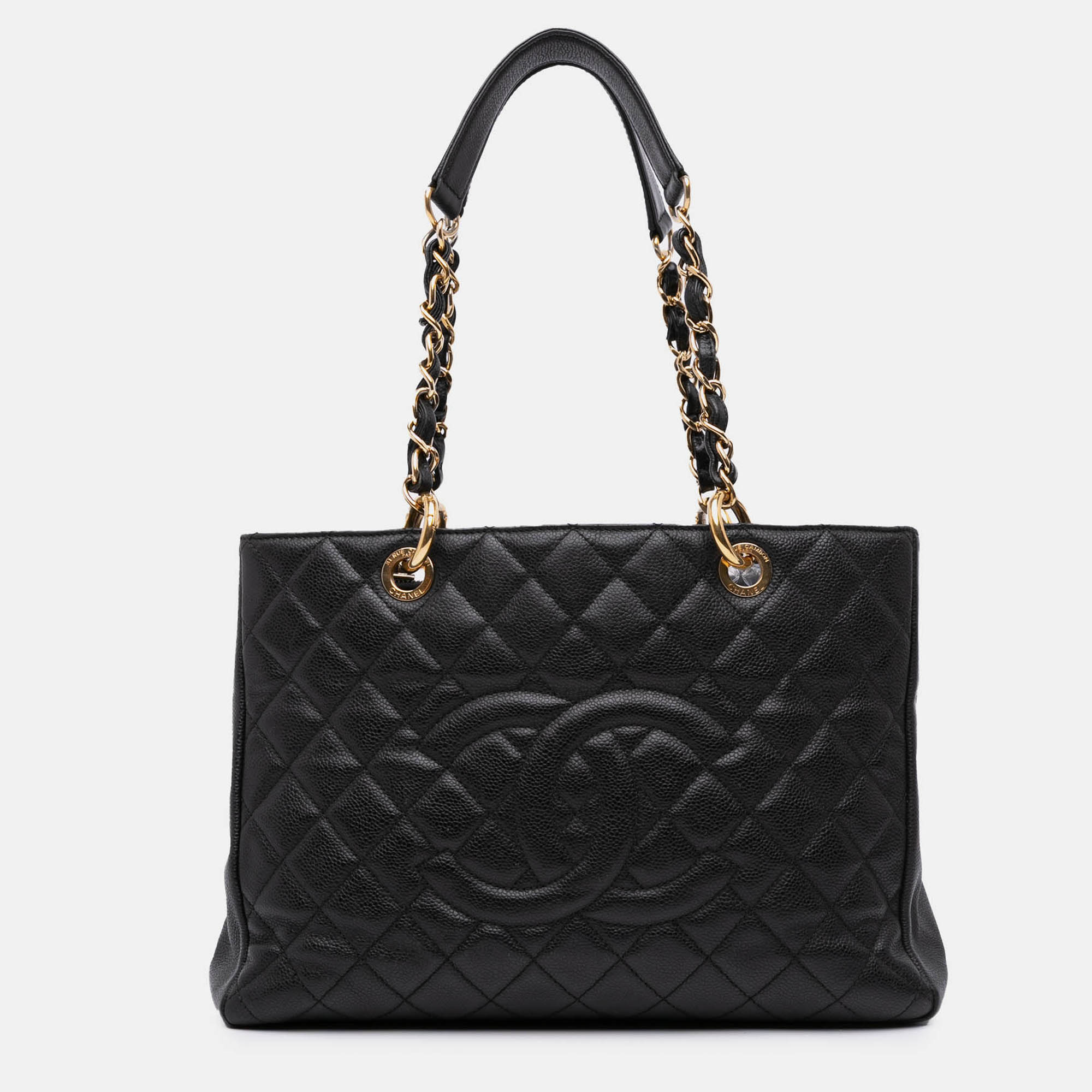 

Chanel Black Caviar Grand Shopping Tote Bag