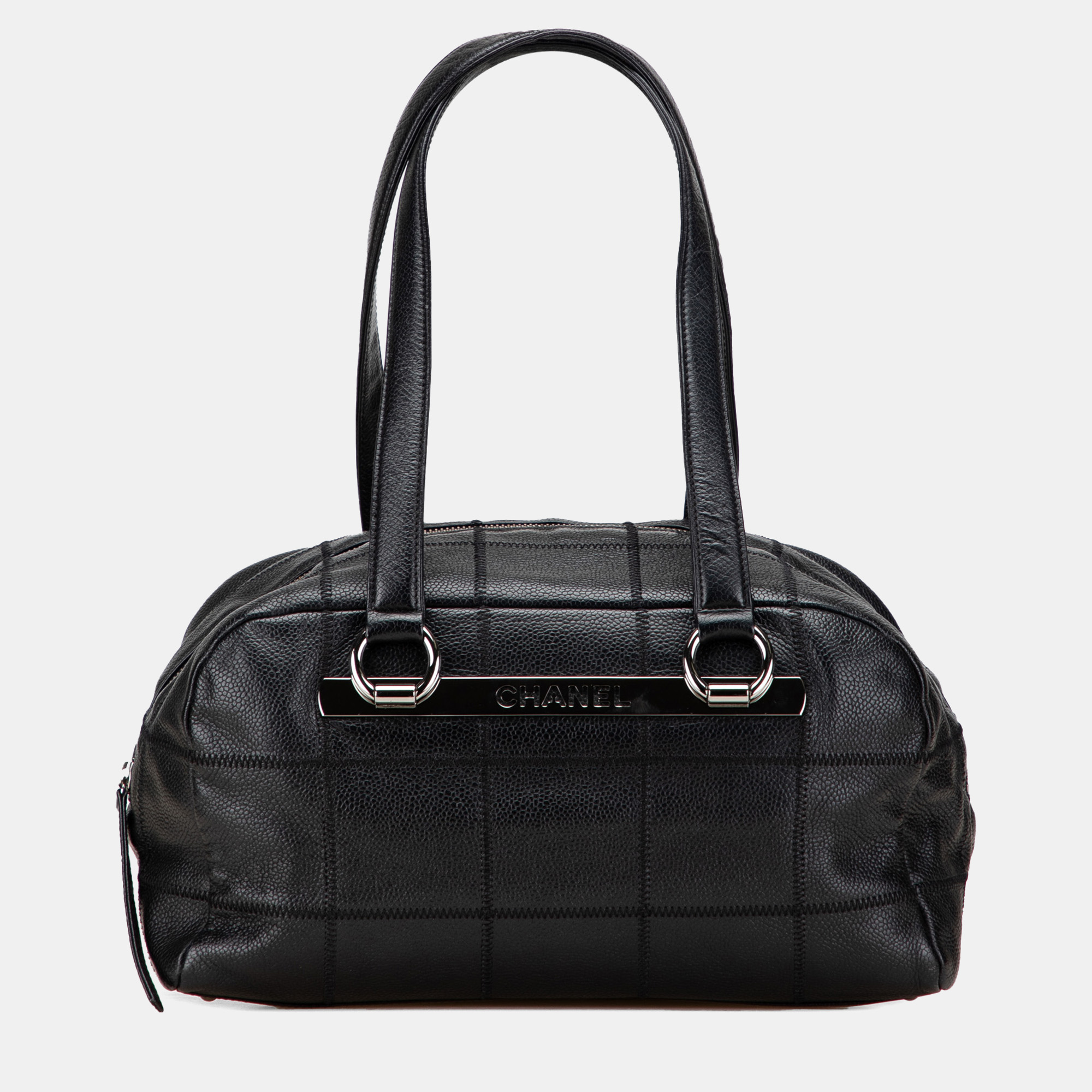 

Chanel Black Choco Bar Caviar Shoulder Bag