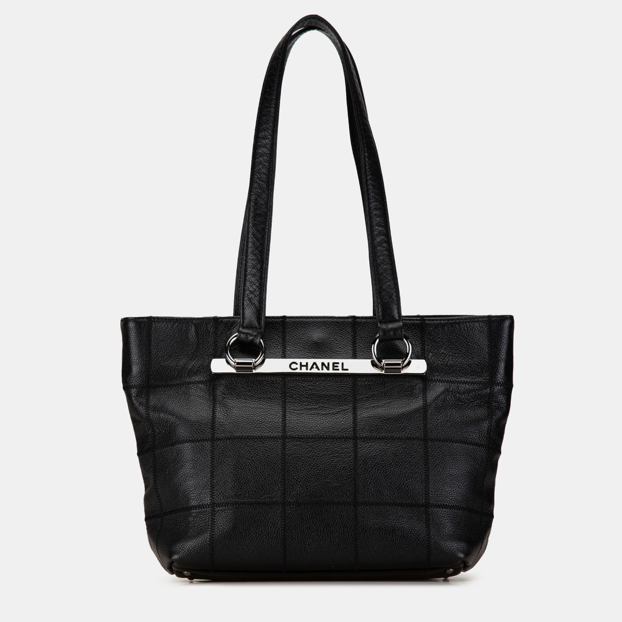 

Chanel Black Caviar Choco Bar Tote
