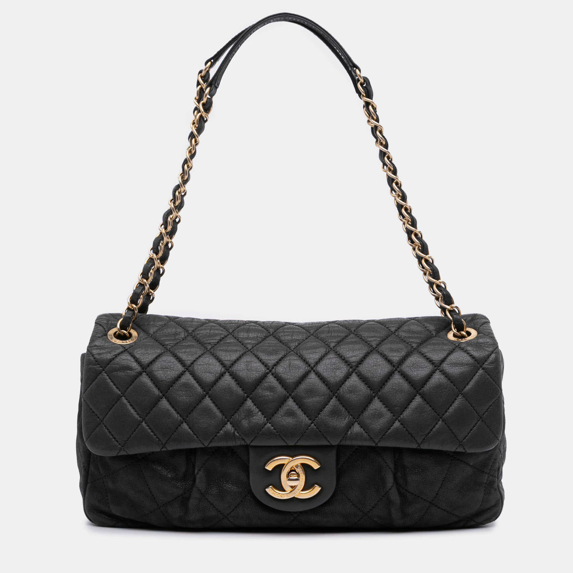 

Chanel Black Quilted Calfskin Chic Quilt Flap