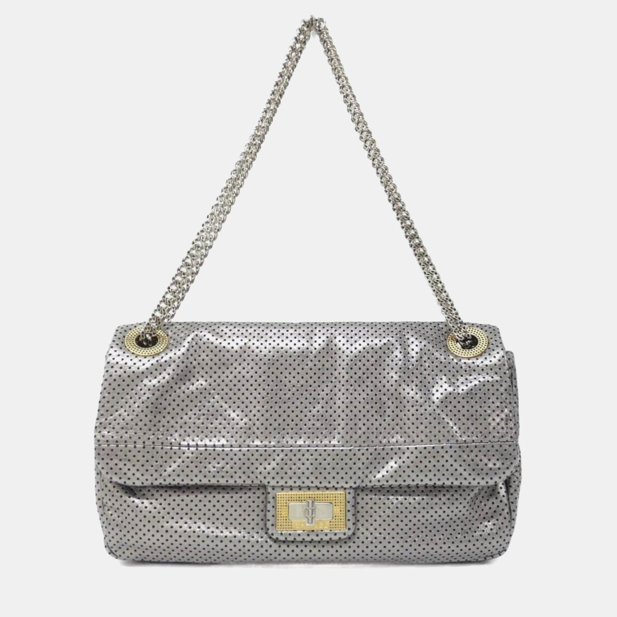 

Chanel Silver Shoulder Bag