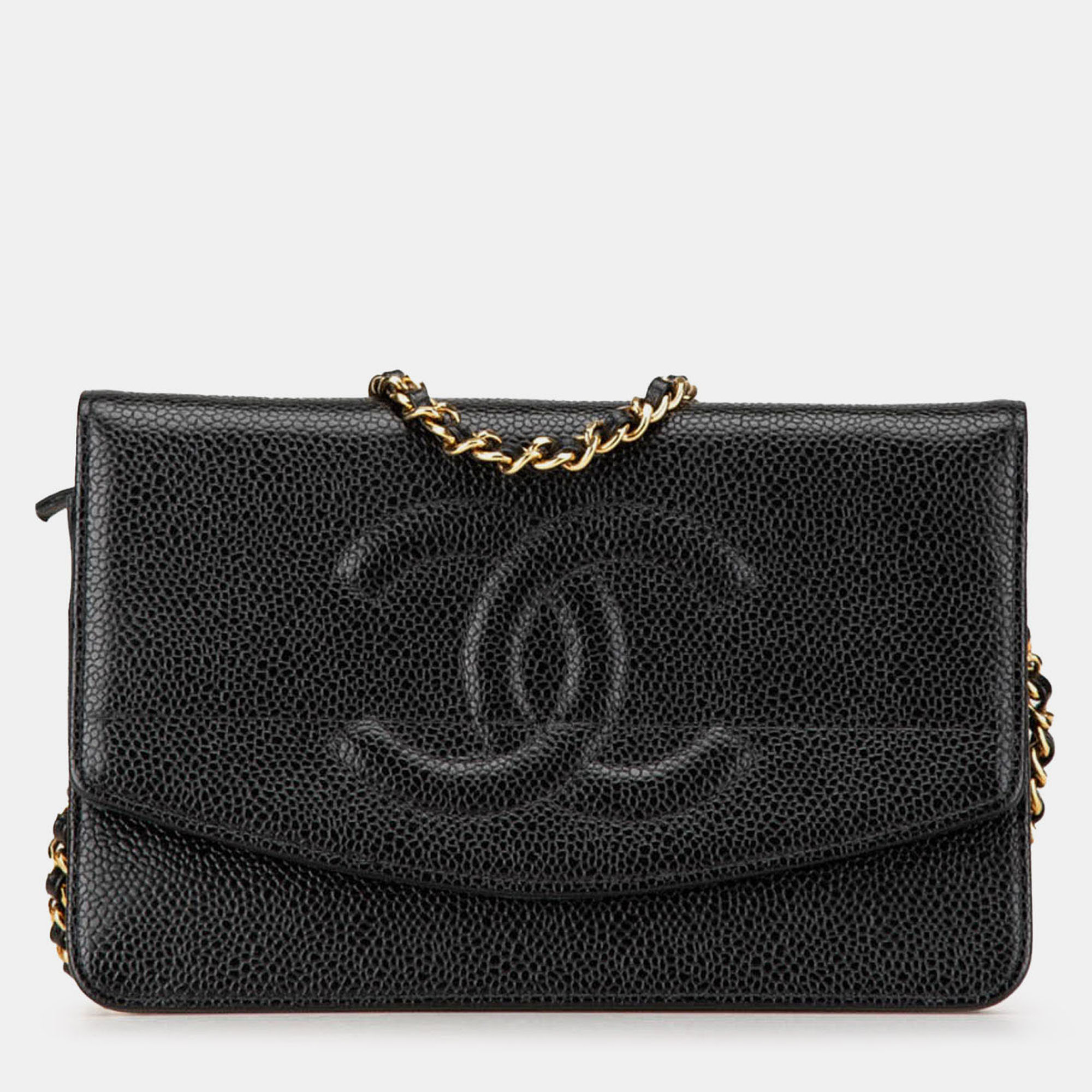

Chanel Black CC Caviar Wallet on Chain