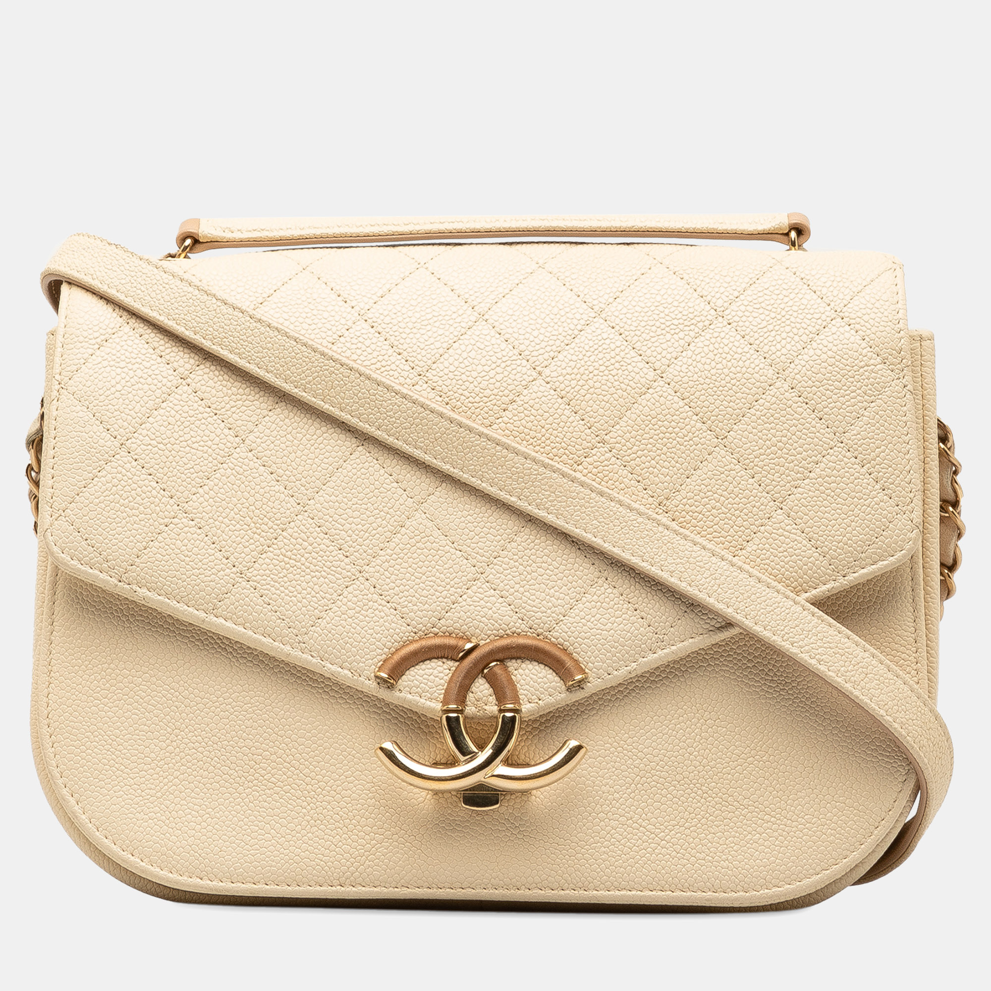 

Chanel Brown Medium Caviar Paris Cuba Thread Around Flap