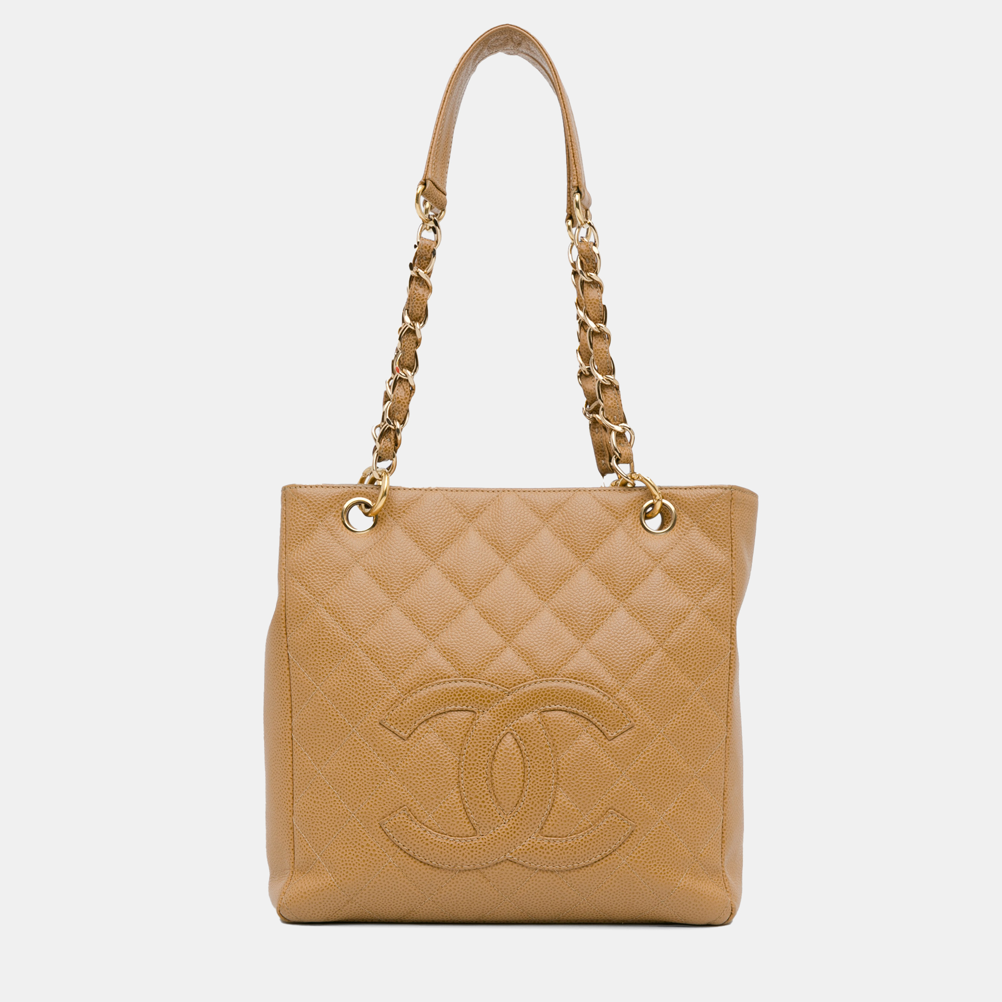 

Chanel Brown Caviar Petite Shopping Tote