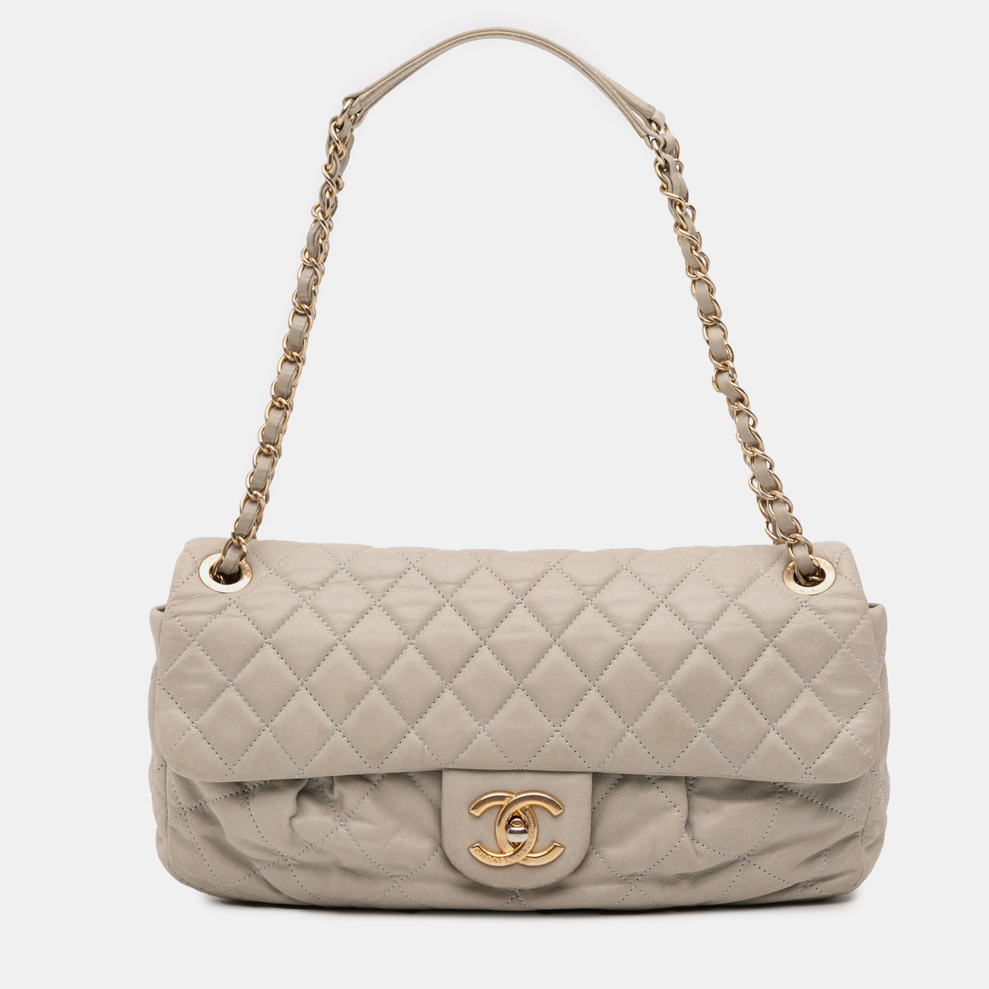 

Chanel Beige Quilted Calfskin Chic Quilt Flap