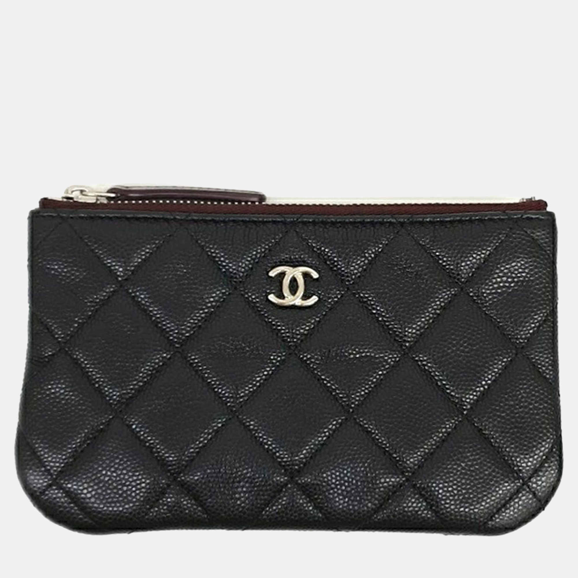 

Chanel Black Leather Caviar Mini Pouch