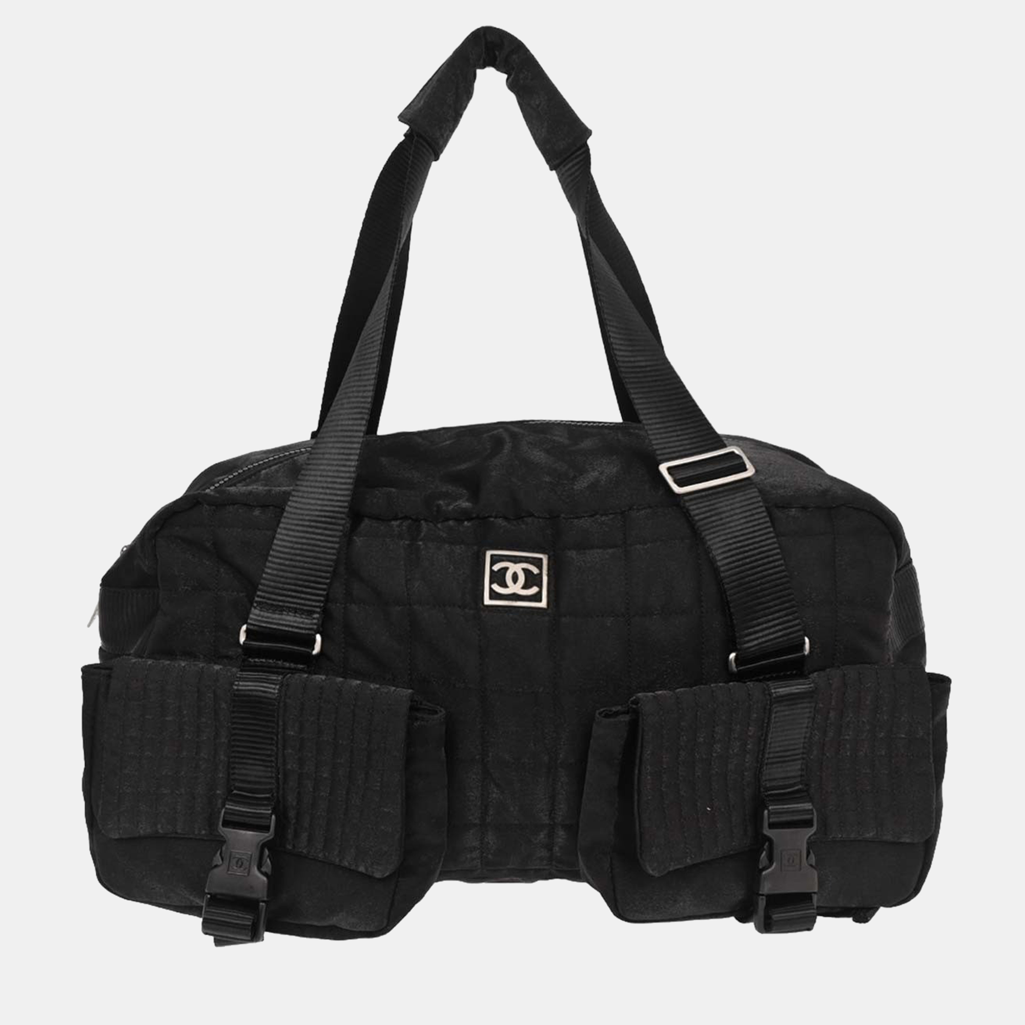 

Chanel Black Nylon Sport Line Gym Bag