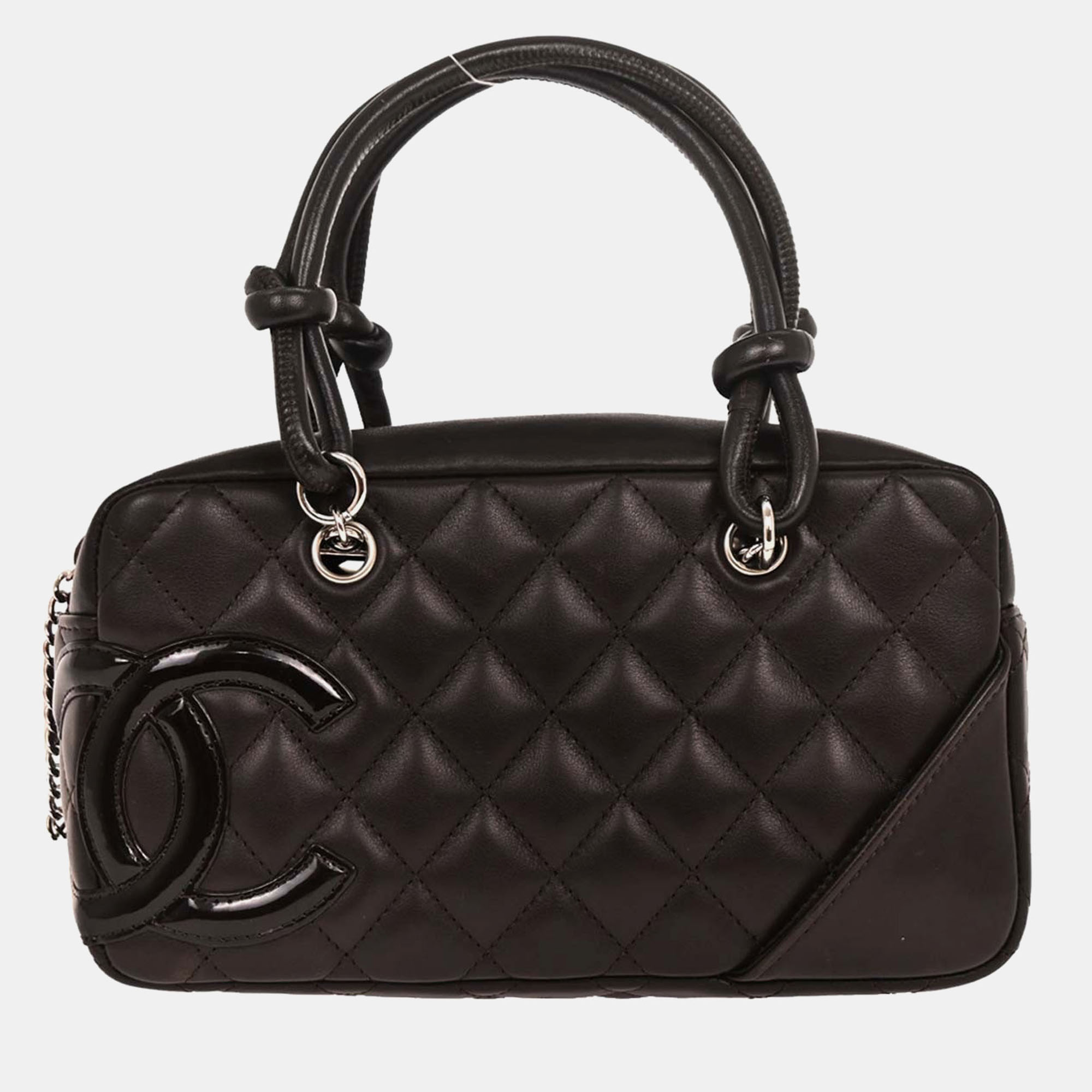 

Chanel Brown Calfskin Cambon Ligne Bowling Bag
