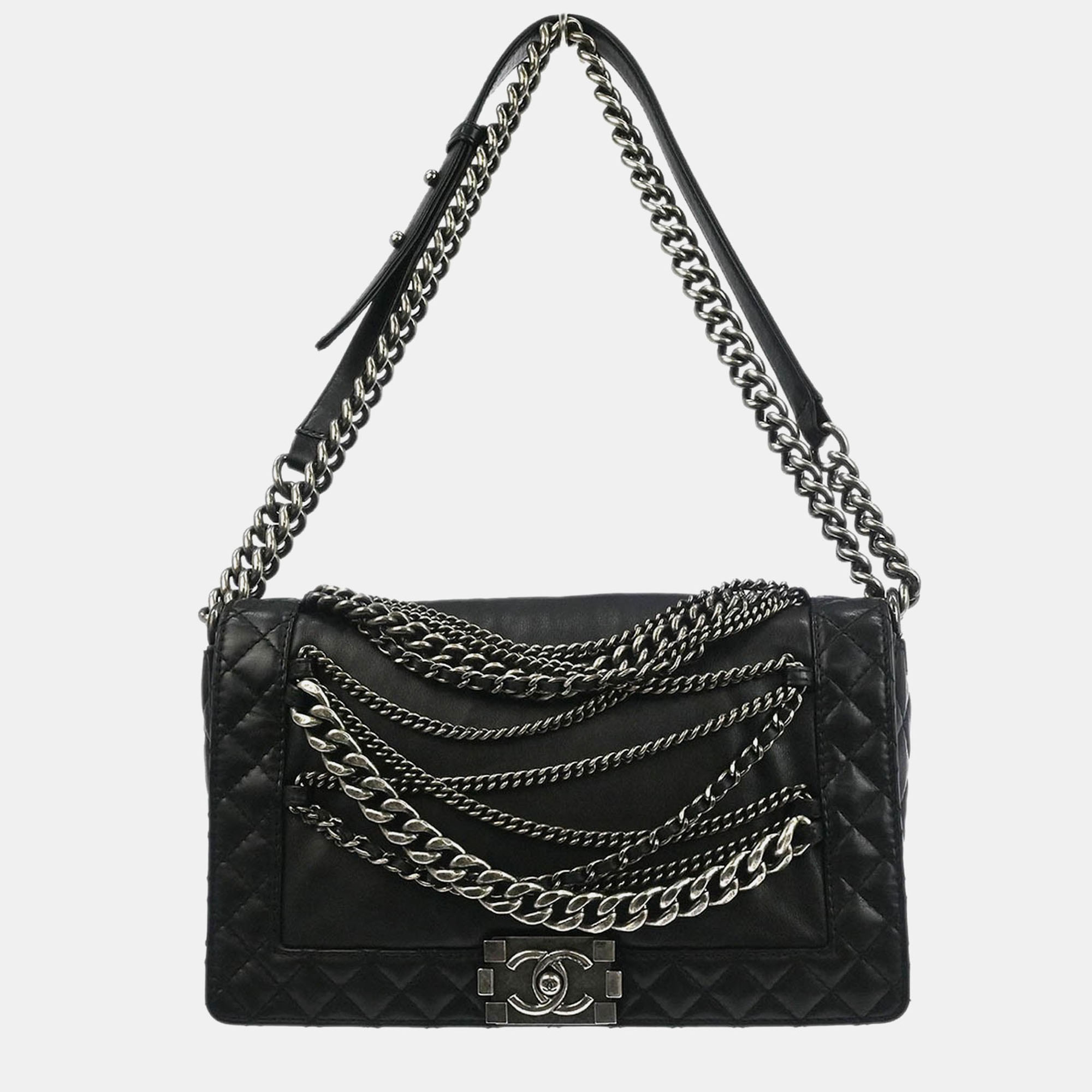 

Boy Reverso Chanel Black Lambskin Medium Shoulder Bag