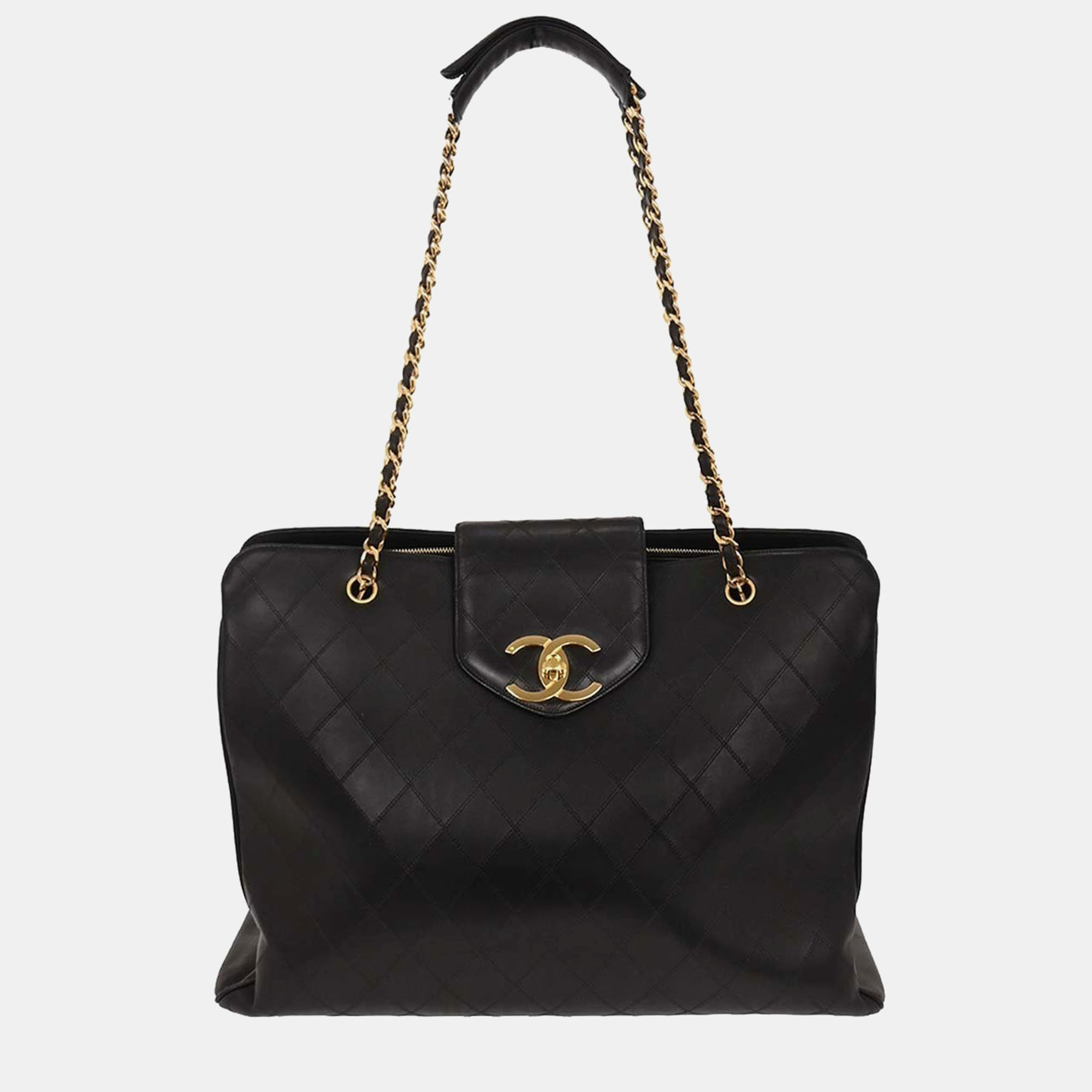 

Chanel Black Lambskin Bicolore Supermodel Shoulder Bag