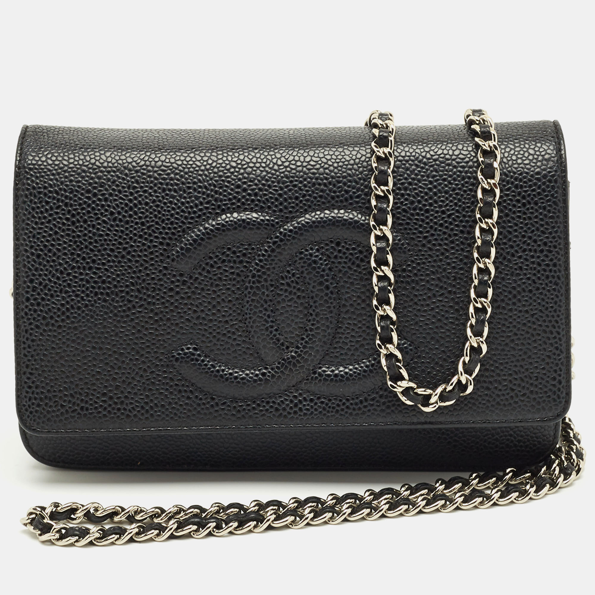 

Chanel Black Caviar Leather CC WOC Bag