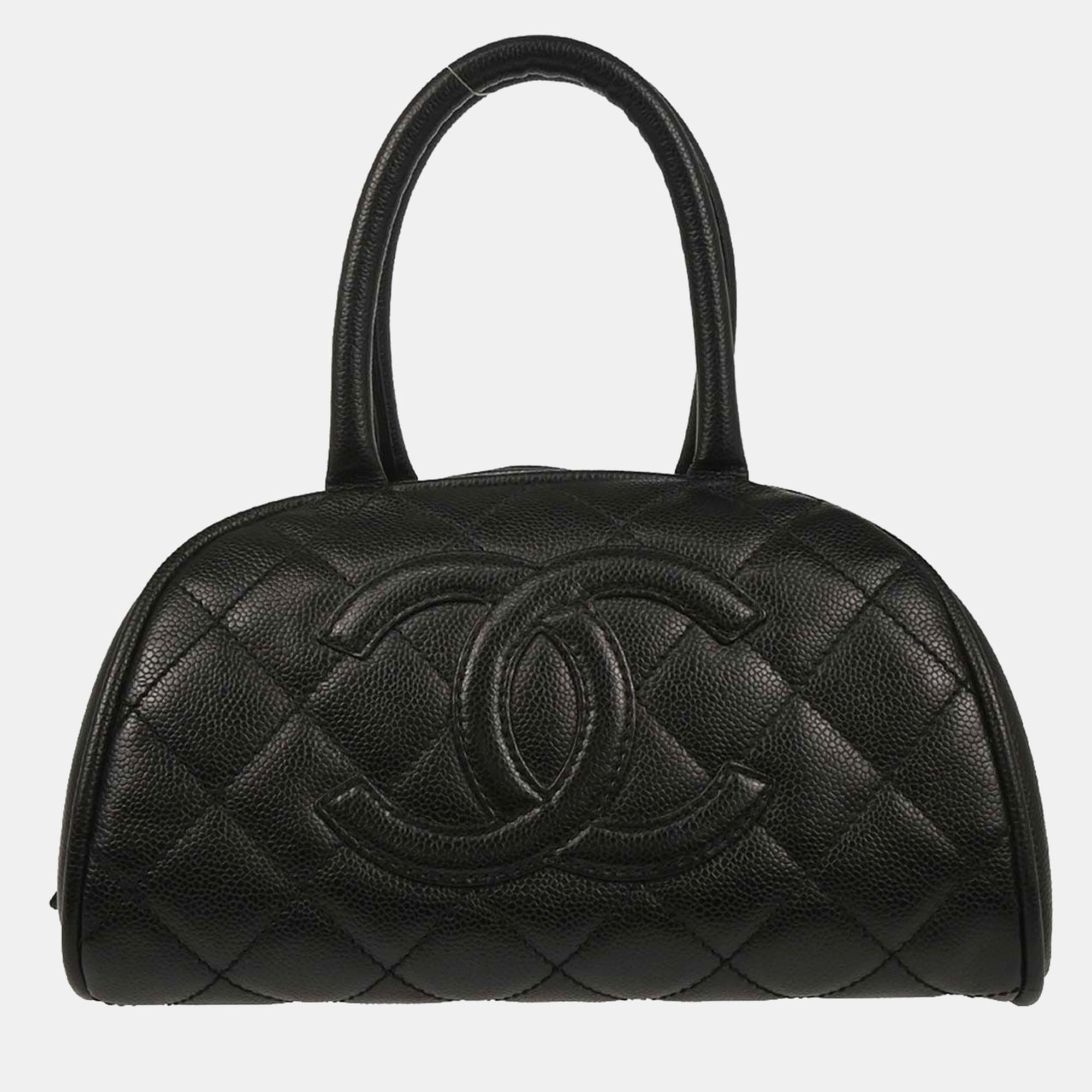

Chanel Black Calfskin Bowling Bag