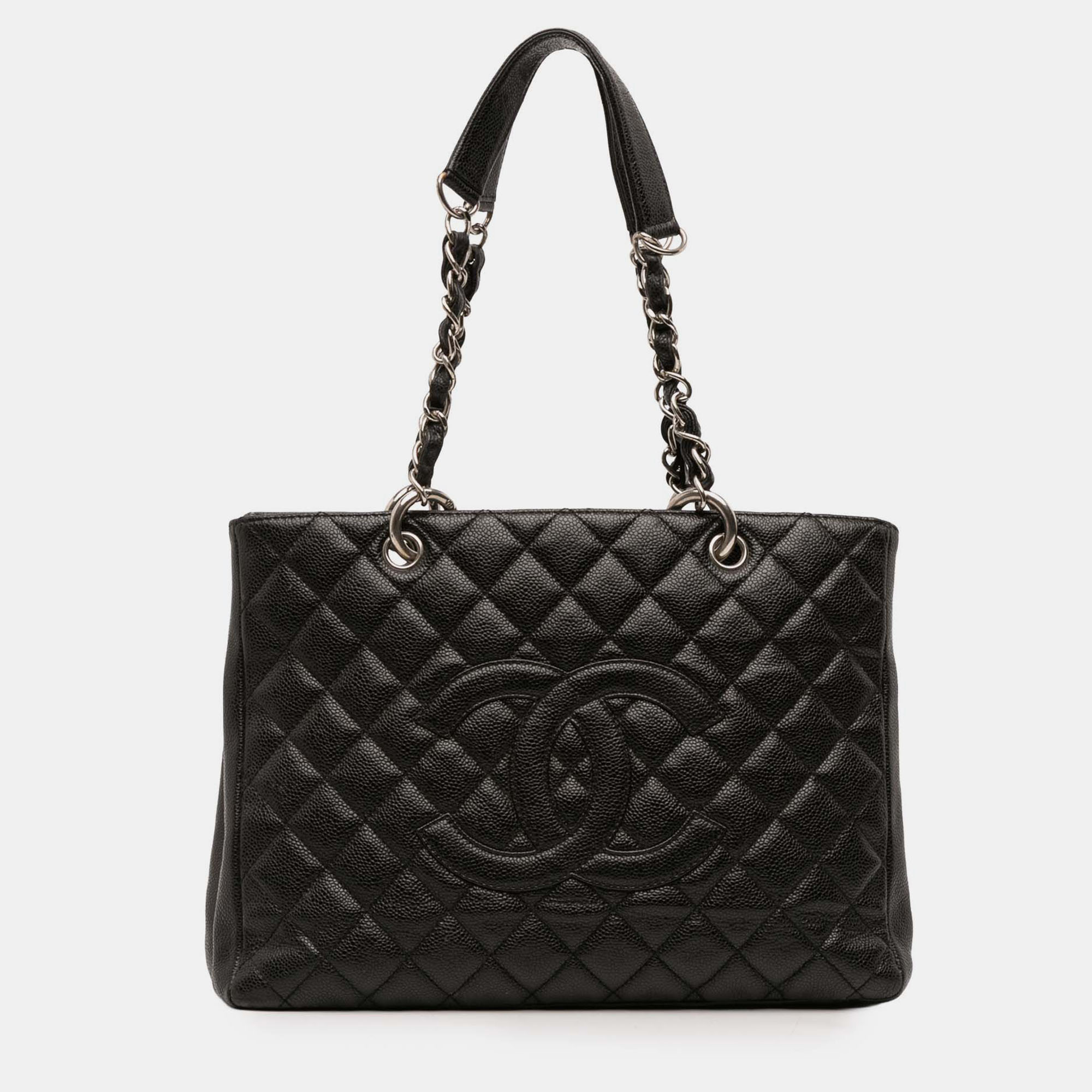 

Chanel Black Caviar Grand Shopping Tote