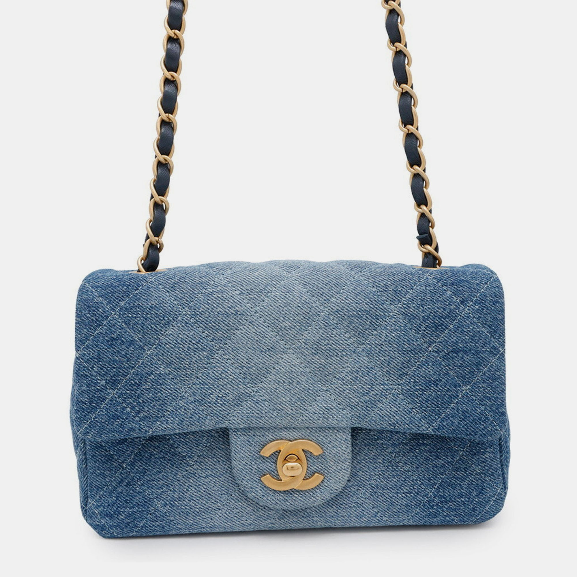 

Chanel Flap Gradient Denim Blue Shoulder Bags