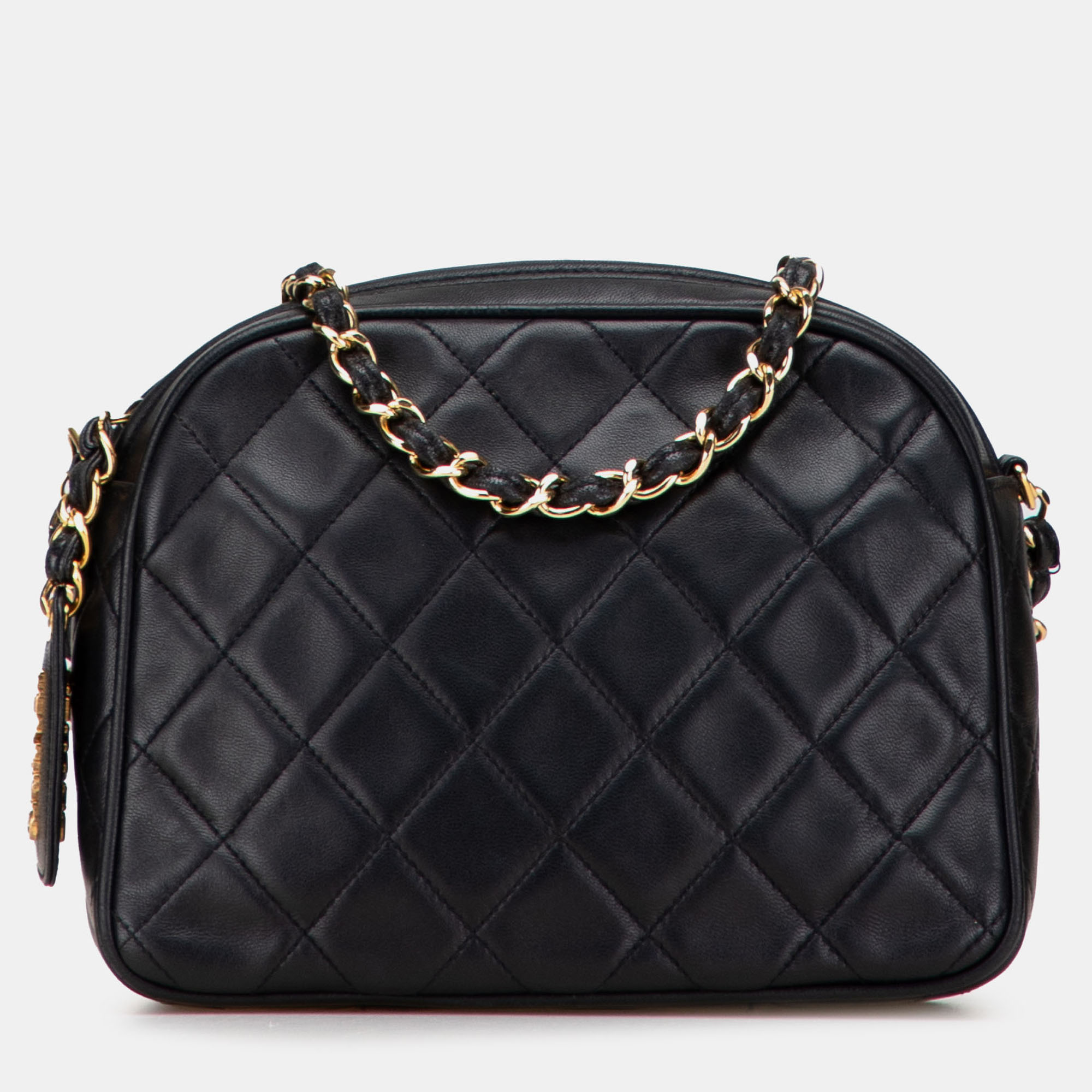 

Chanel Black Quilted Lambskin Camera Bag