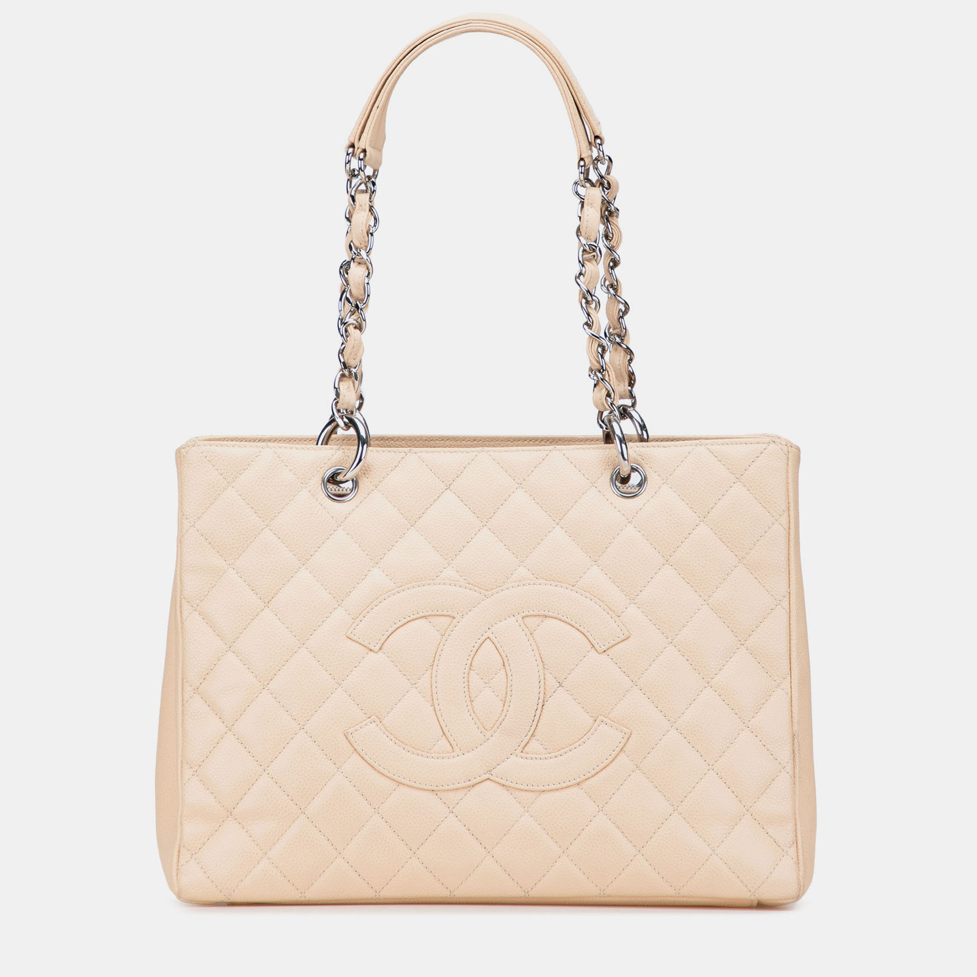

Chanel Caviar Grand Shopping Tote, Brown