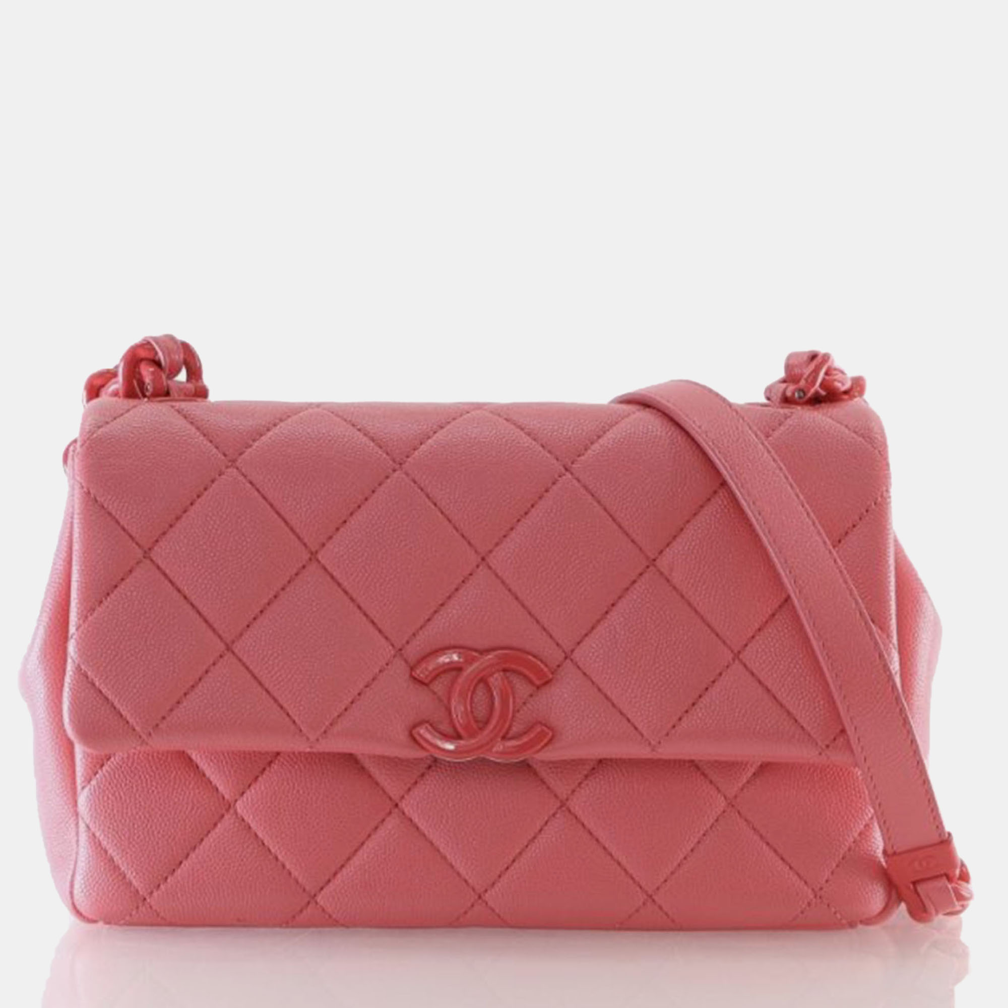 

Chanel Medium Caviar My Everything Flap bag, Pink