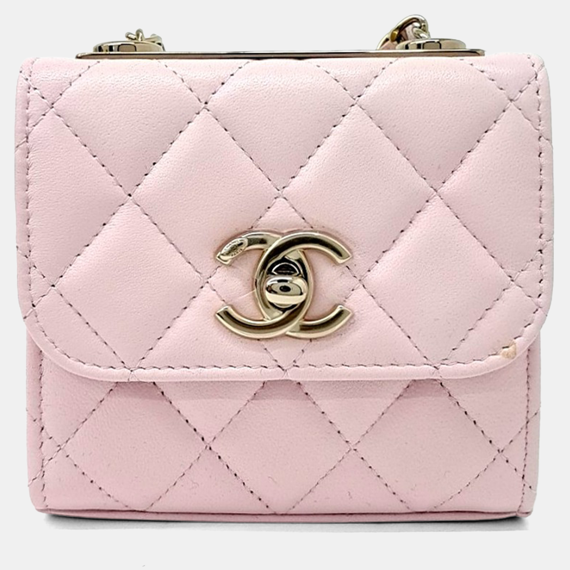 

Chanel Pink Leather Trendy CC Mini Crossbody Bag