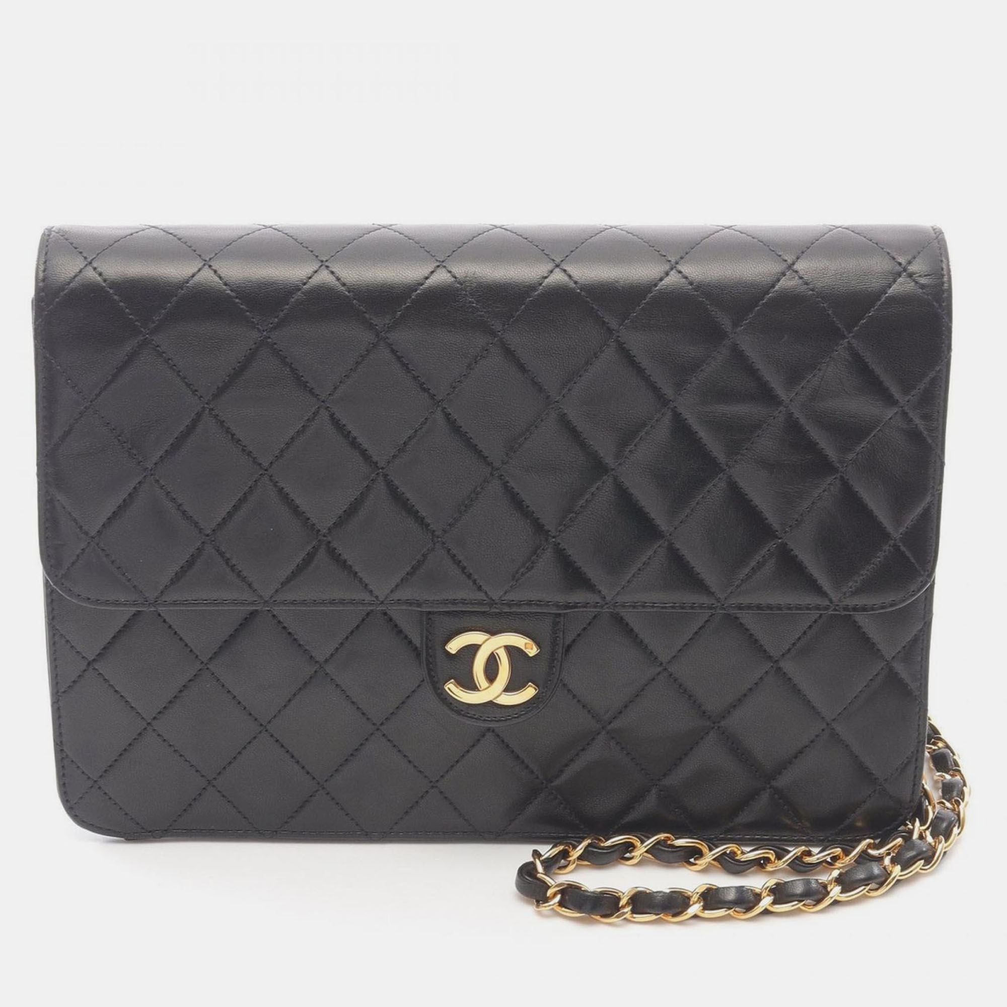 

Chanel CC Flap Black Leather Shoulder Bag