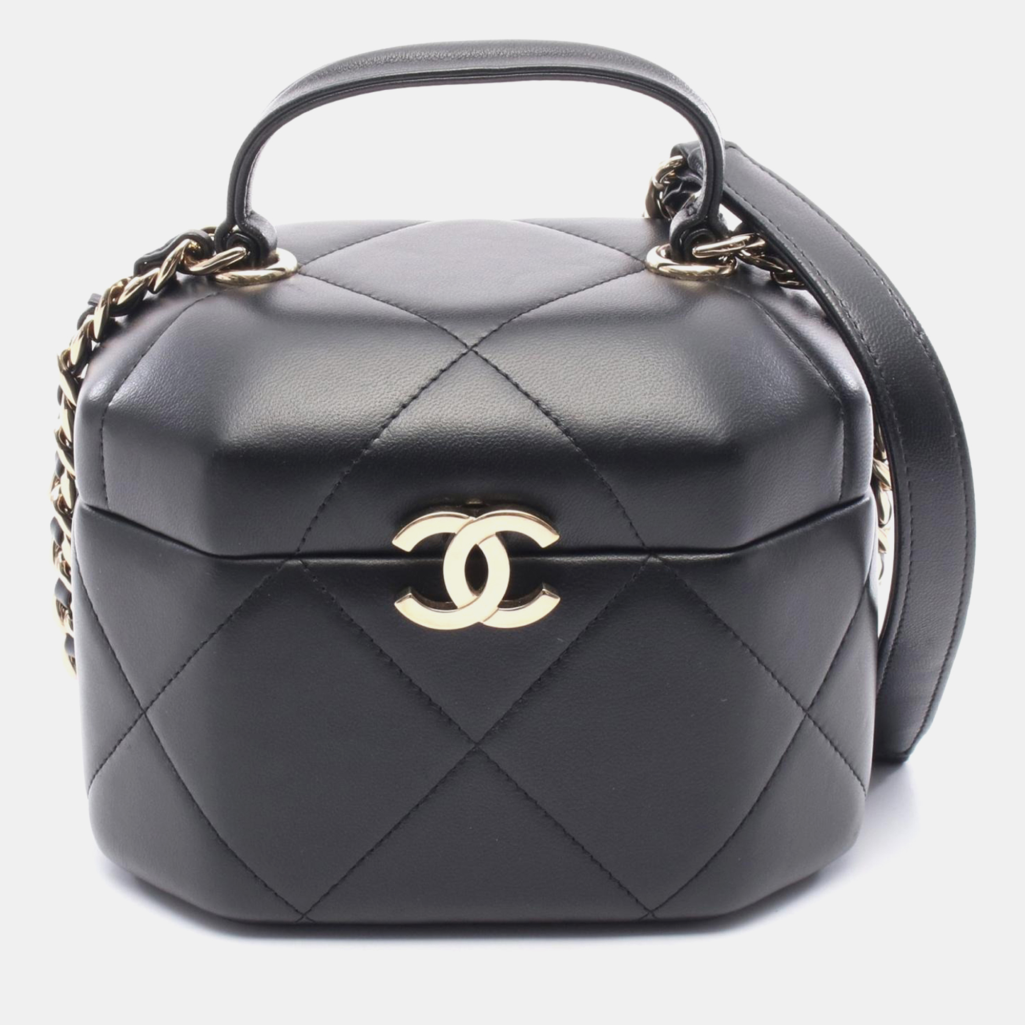 

Chanel Paris-Chateau de Chenonceau Black Leather Vendome Case