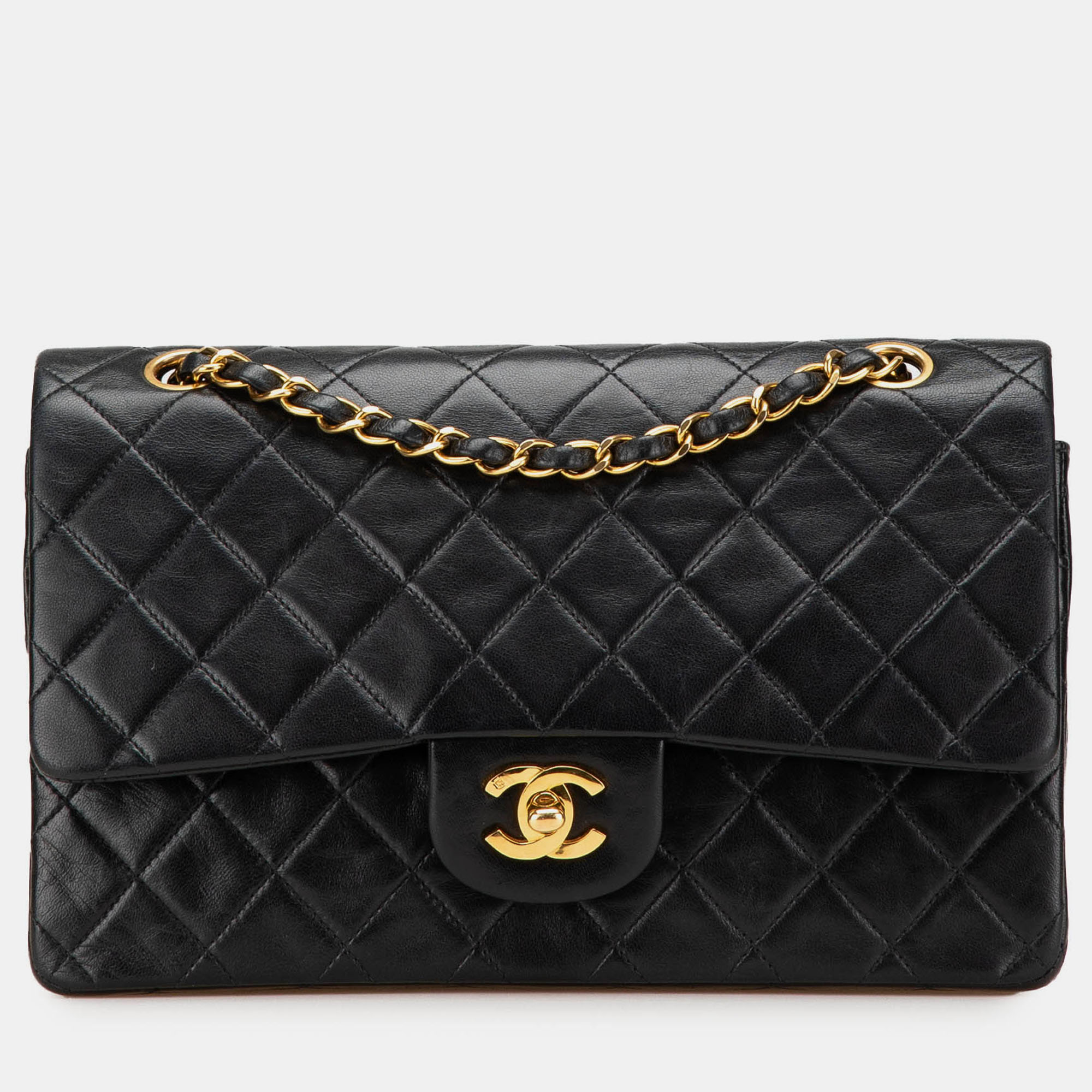 

Chanel Black Medium Classic Lambskin Double Flap