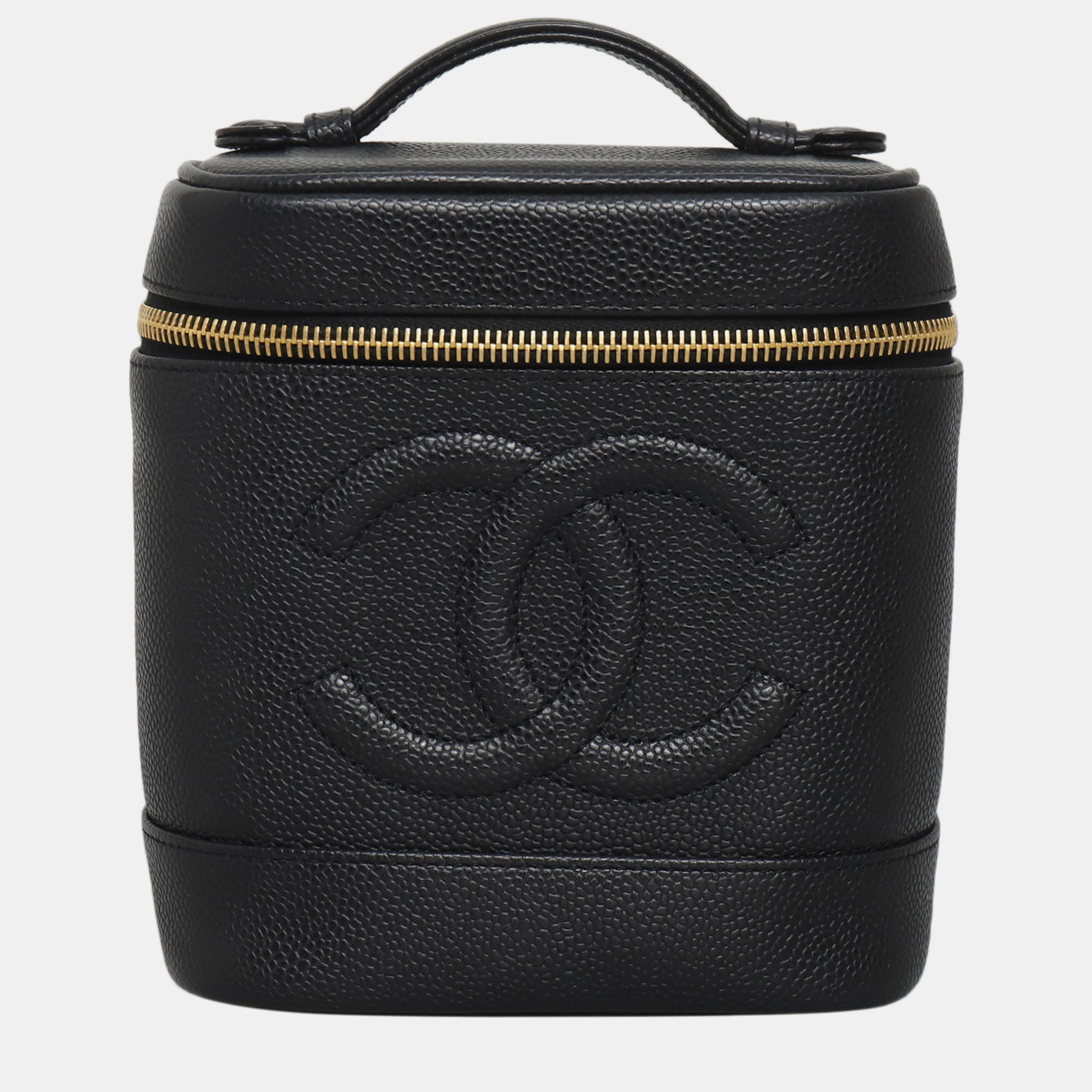 

Chanel Vintage Vanity Cosmetic Bag, Black