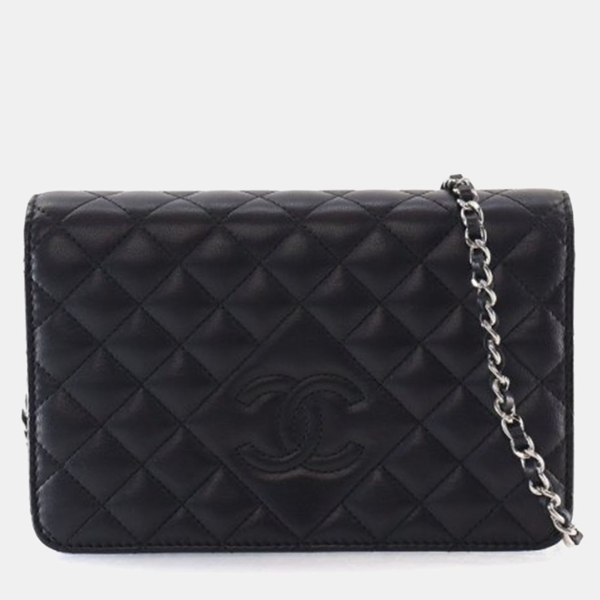 

Chanel Black Lambskin Wallet On Chain