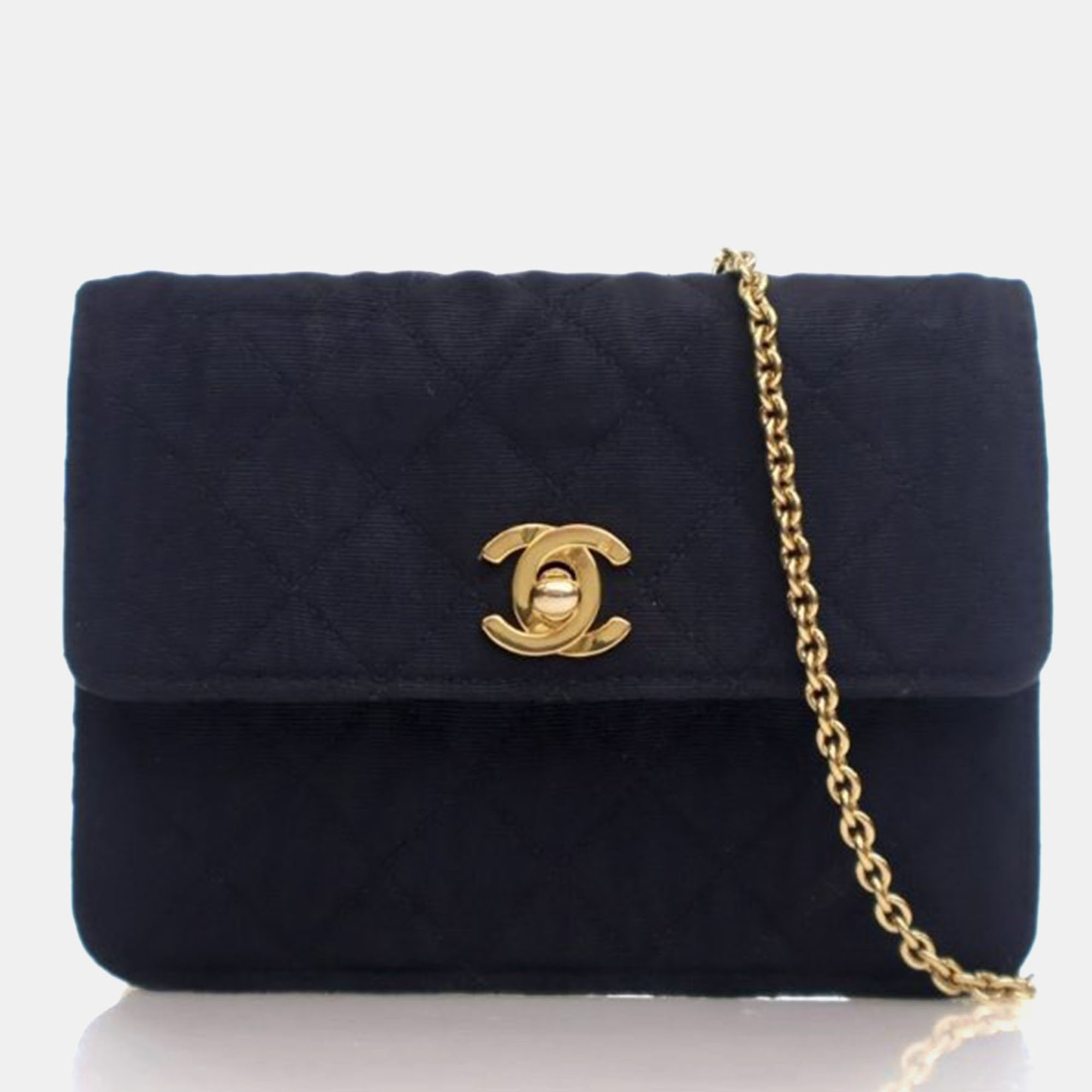 

Chanel Vintage Mini Black Quilted Flap Bag