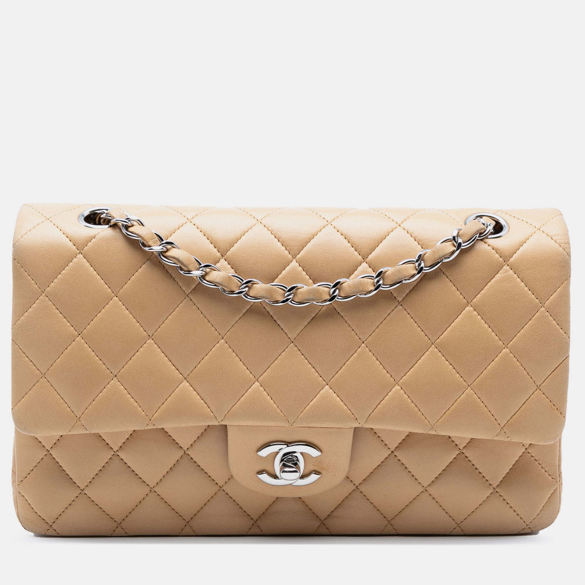 

Chanel Brown Medium Classic Lambskin Double Flap