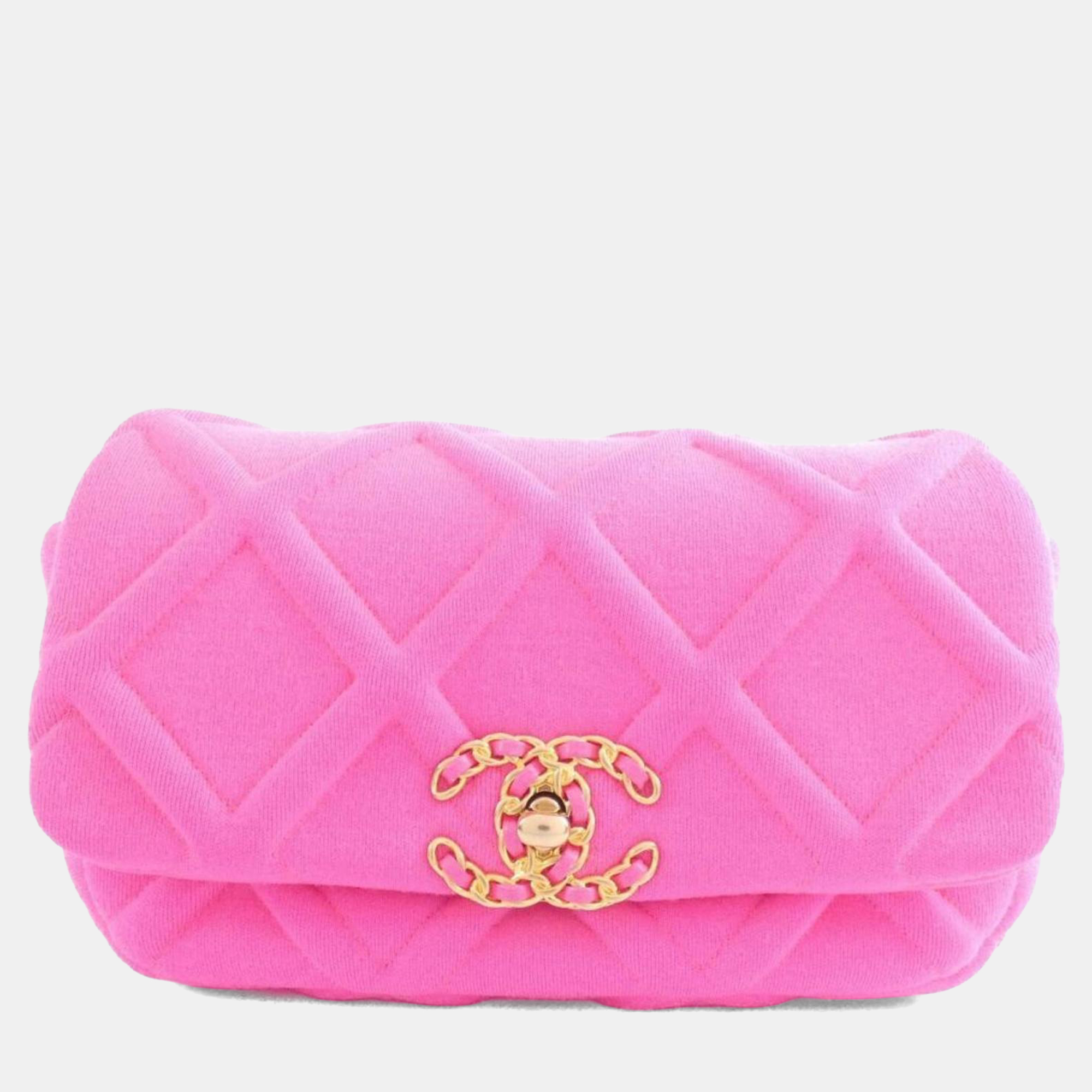 

Chanel 19 Line Waist Bag, Pink
