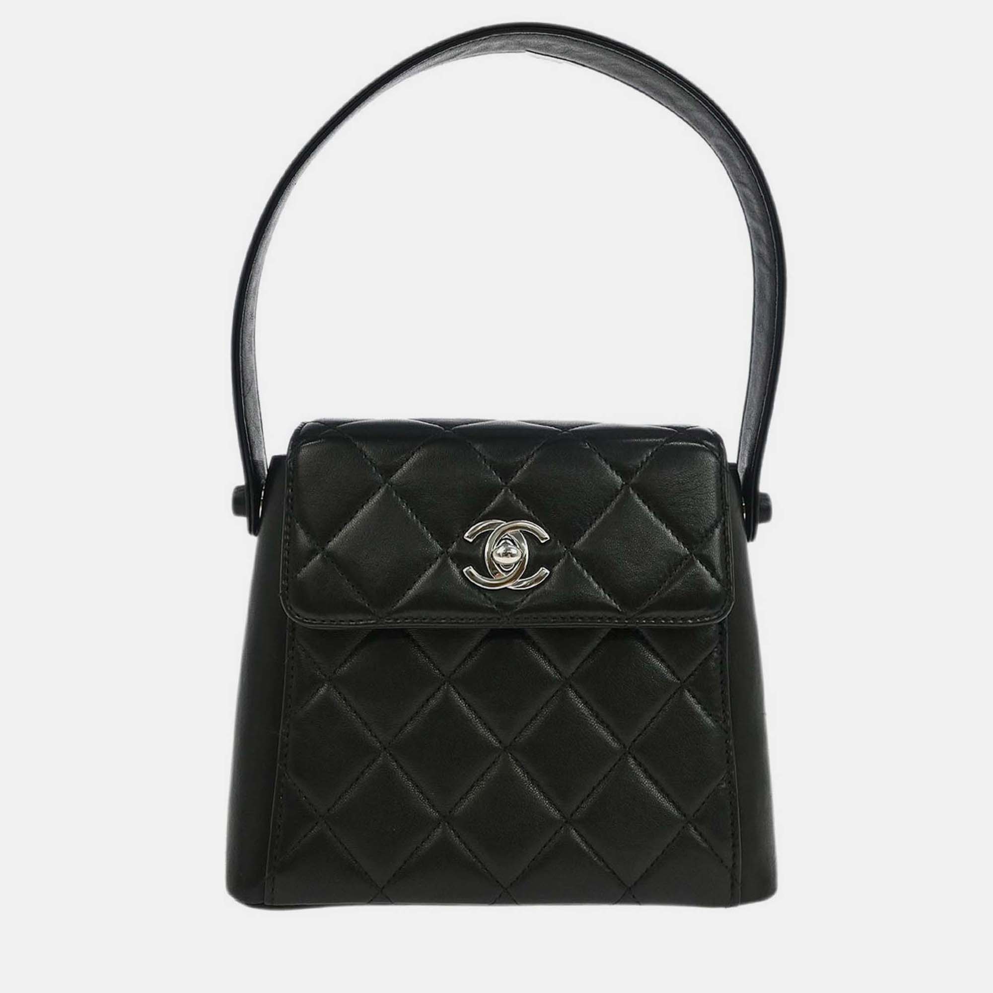 

Chanel Black Lambskin Handbag