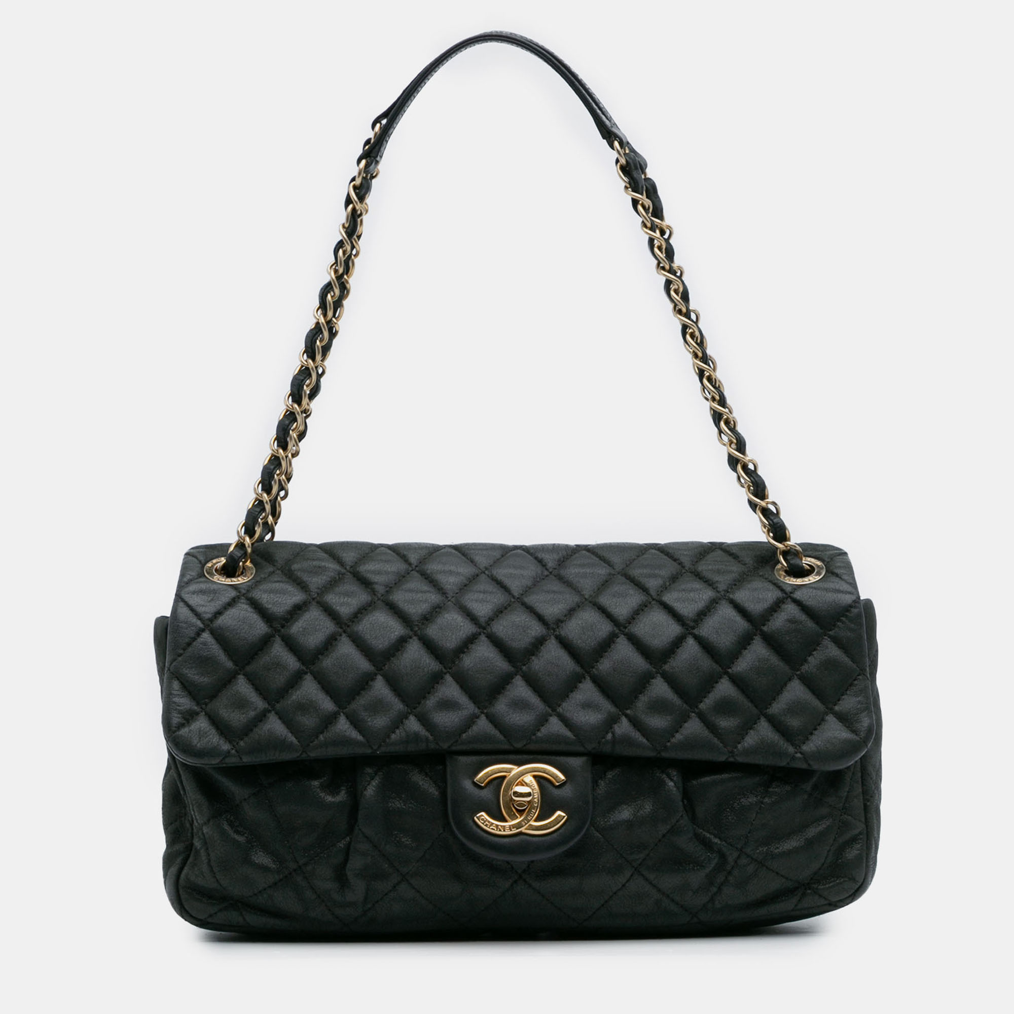 

Chanel Black Quilted Calfskin Chic Quilt Flap