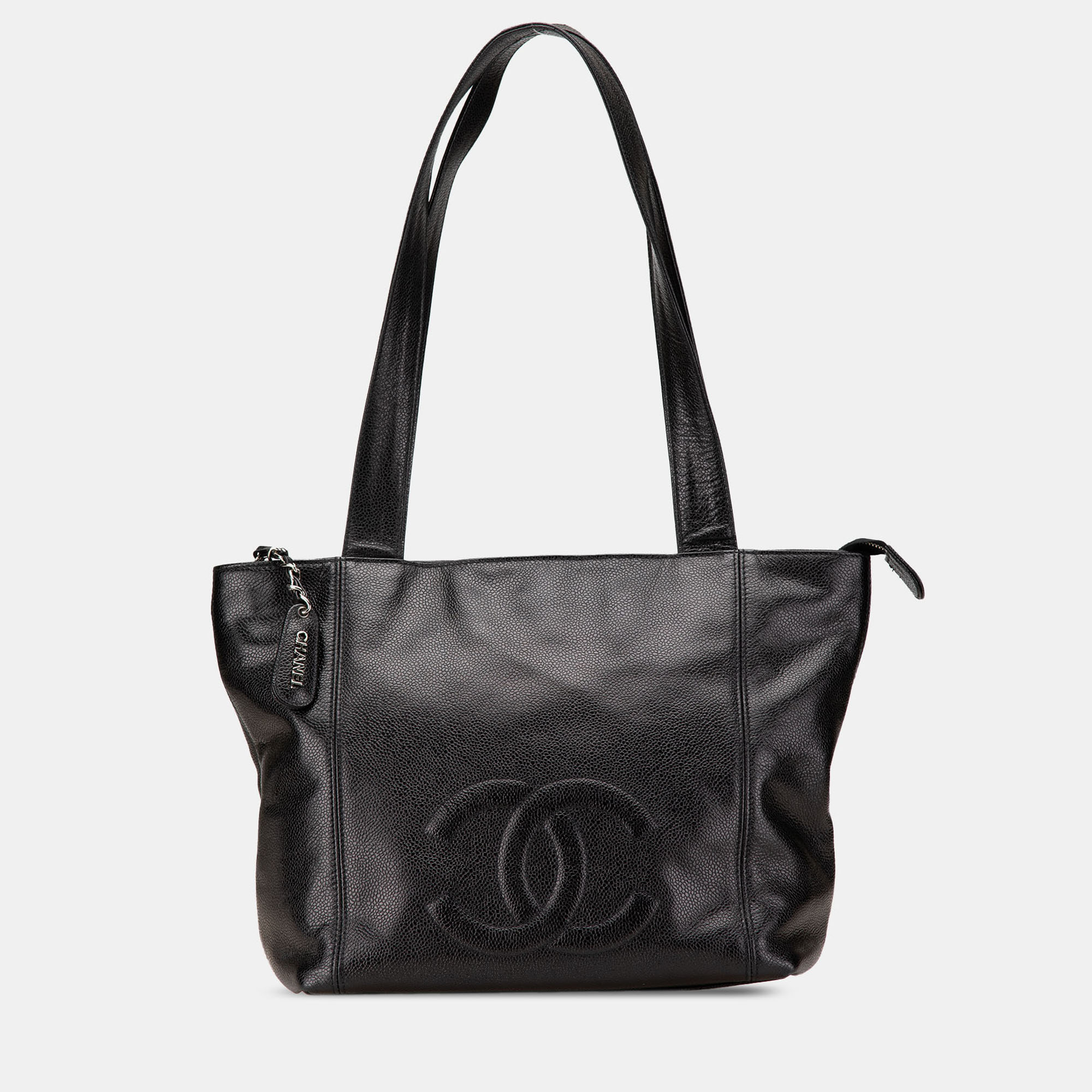 

Chanel Black CC Caviar Tote