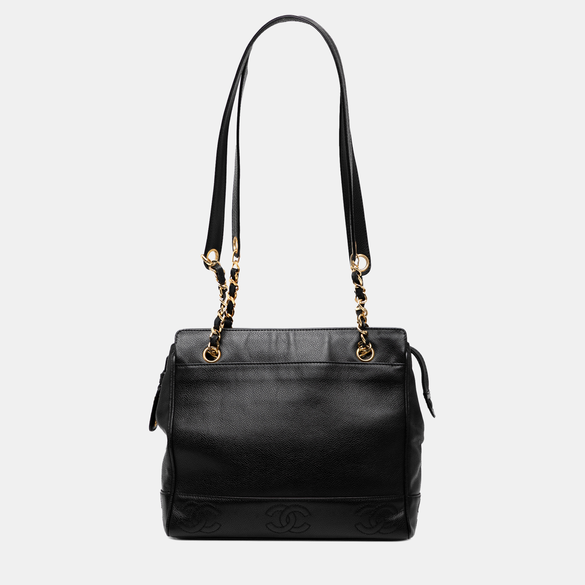 

Chanel Black Triple CC Caviar Shoulder Bag