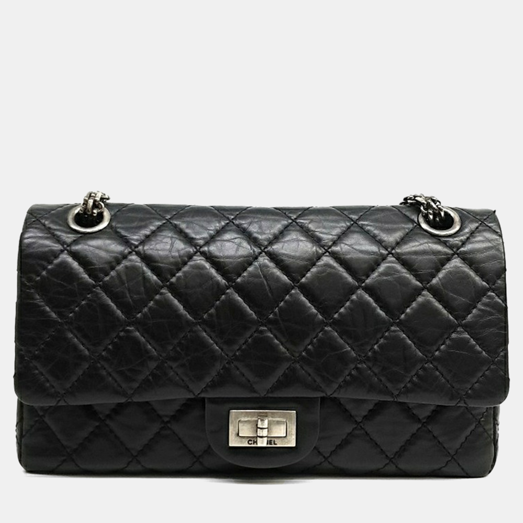 

Chanel Vintage 2.55 Bag 24, Black