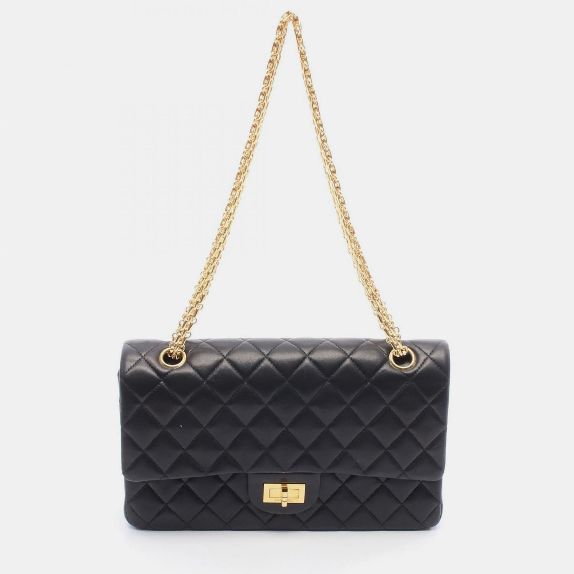 

Chanel Reissue 2.55 Black Leather Shoulder Bag