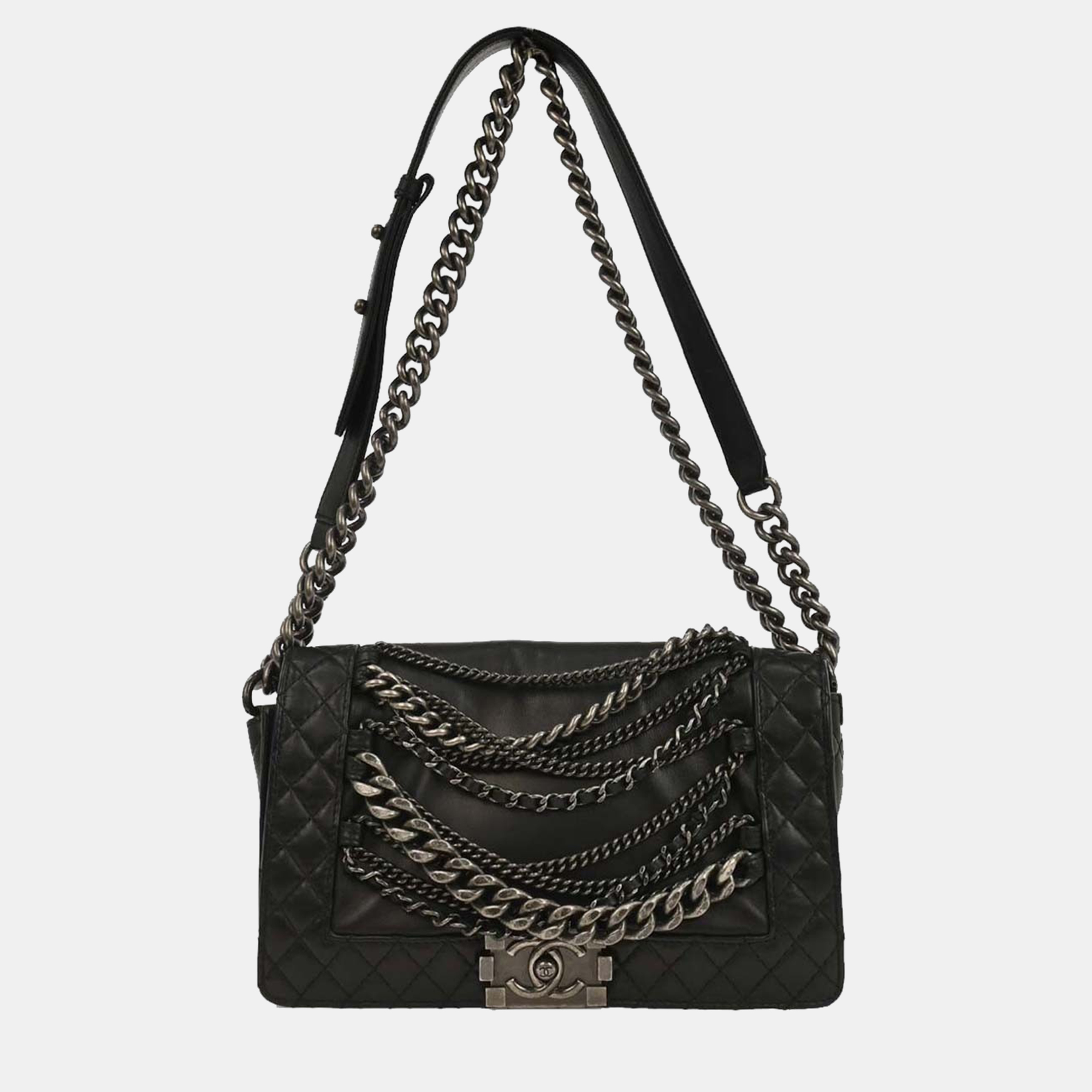 

Boy Reverso Chanel Black Lambskin Medium Shoulder Bag