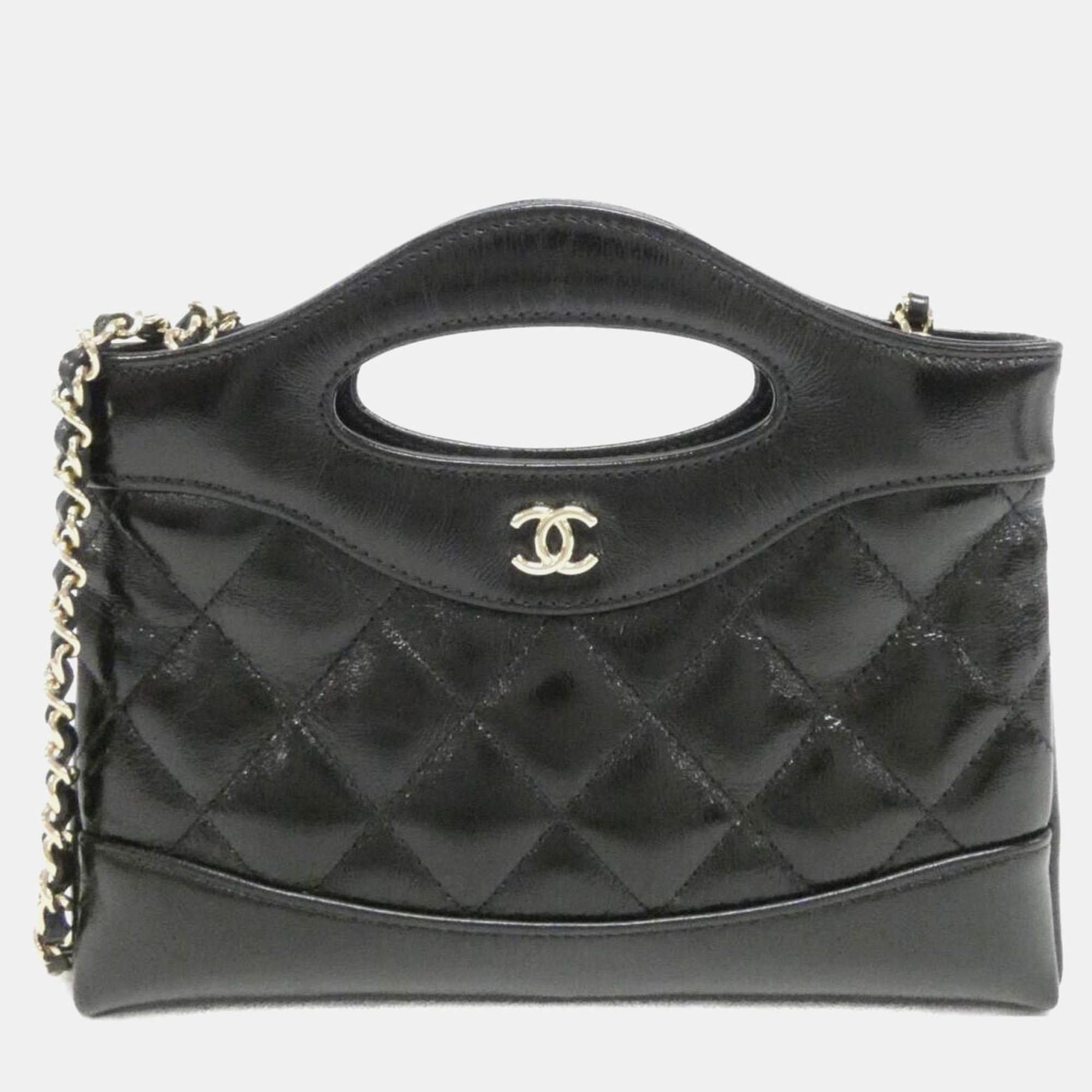 

Chanel 31 Line Handbag, Black