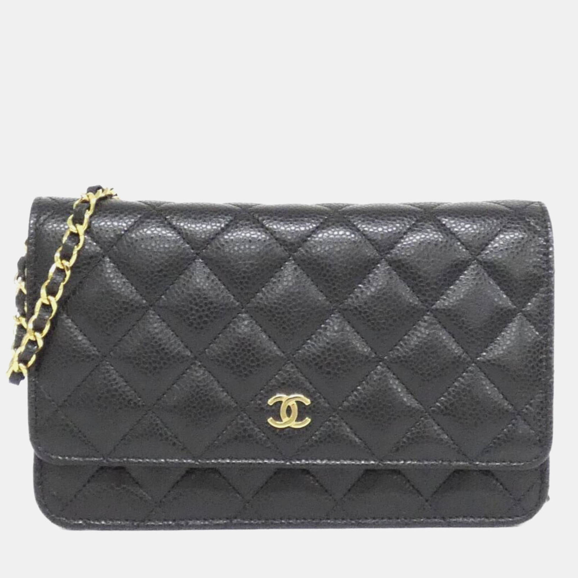 

Chanel Timeless Classic Line Chain Wallet, Black