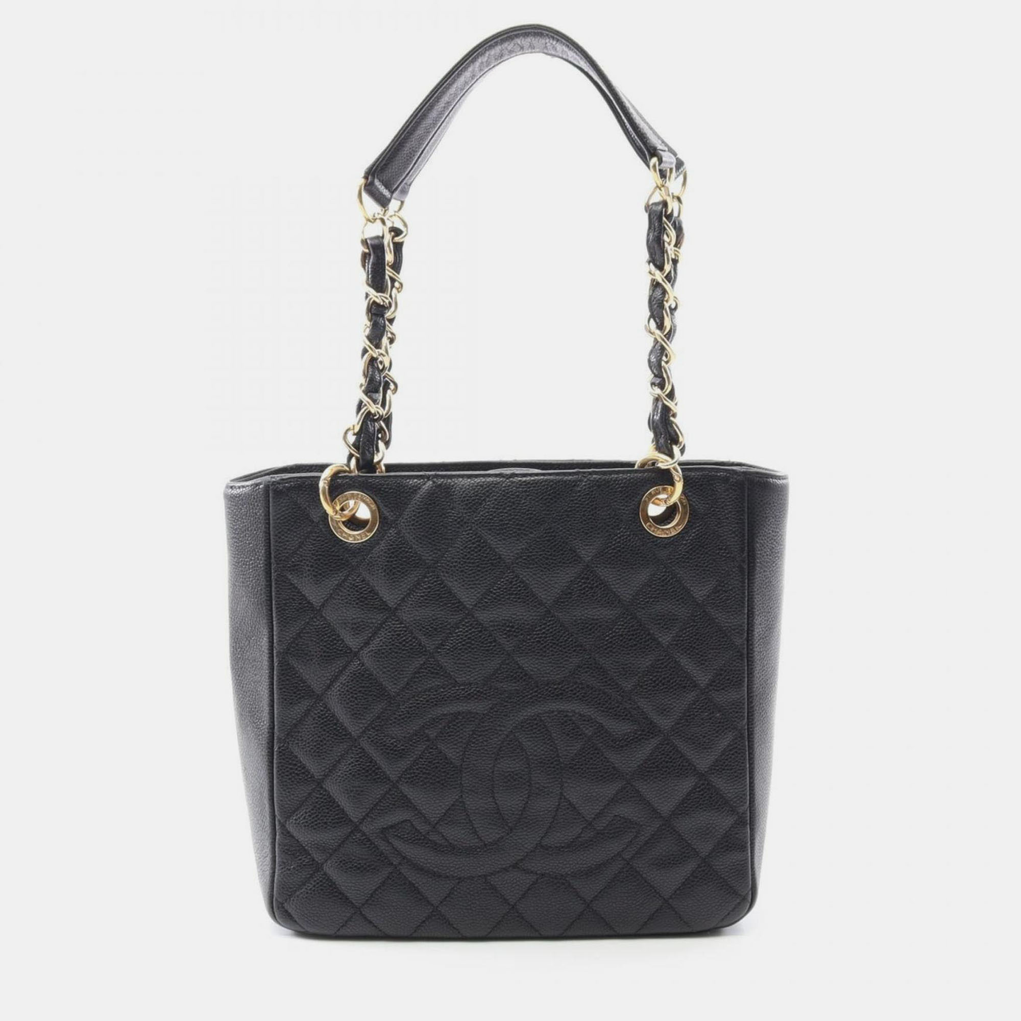 

Chanel Matelasse Pst Tote Bag Caviar Skin Grained Calf Black
