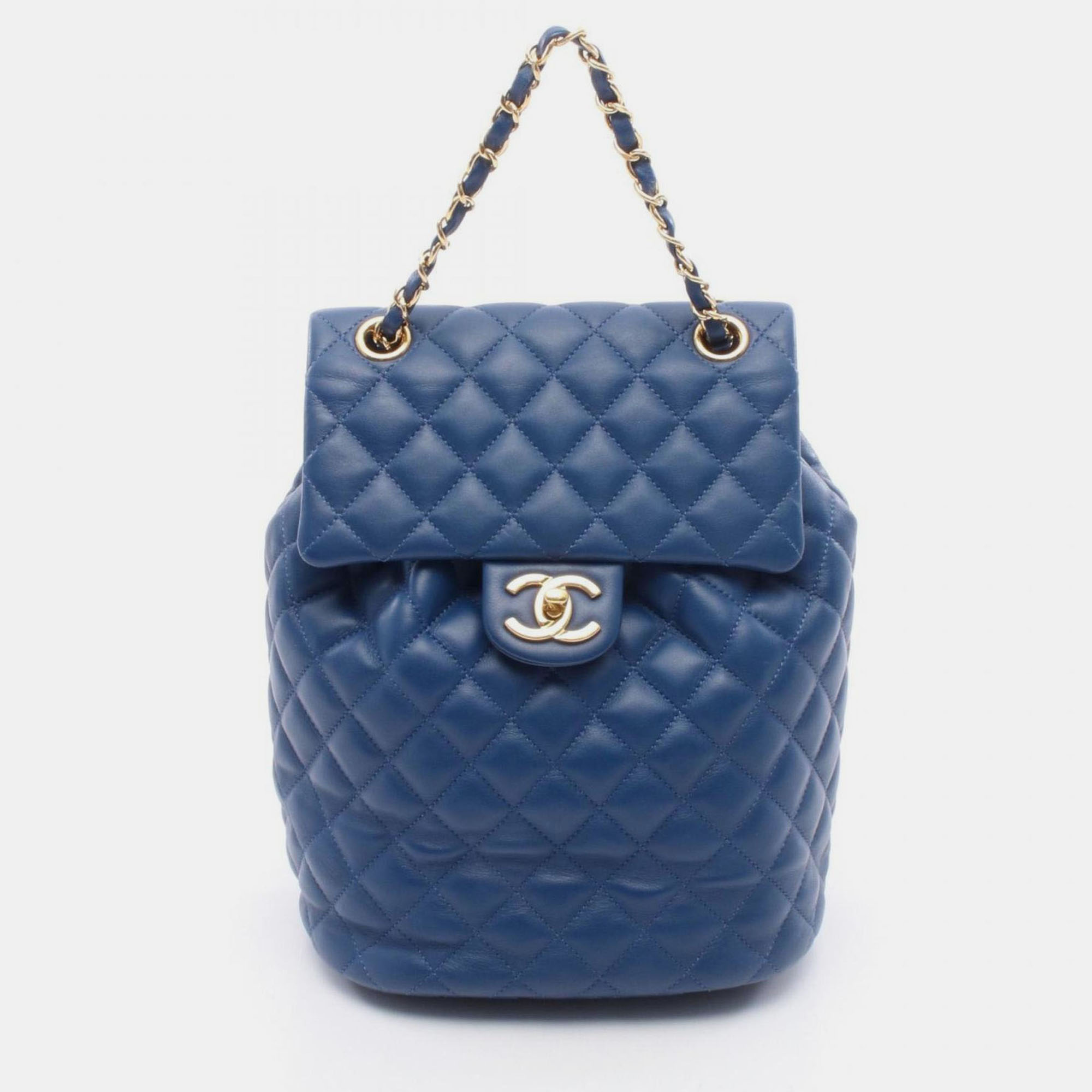

Chanel Matelasse Backpack Lambskin Sheepskin Blue
