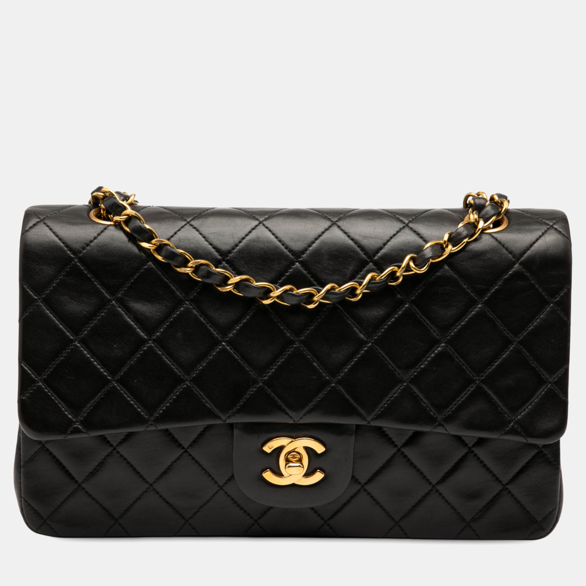 

Chanel Black Medium Classic Lambskin Double Flap
