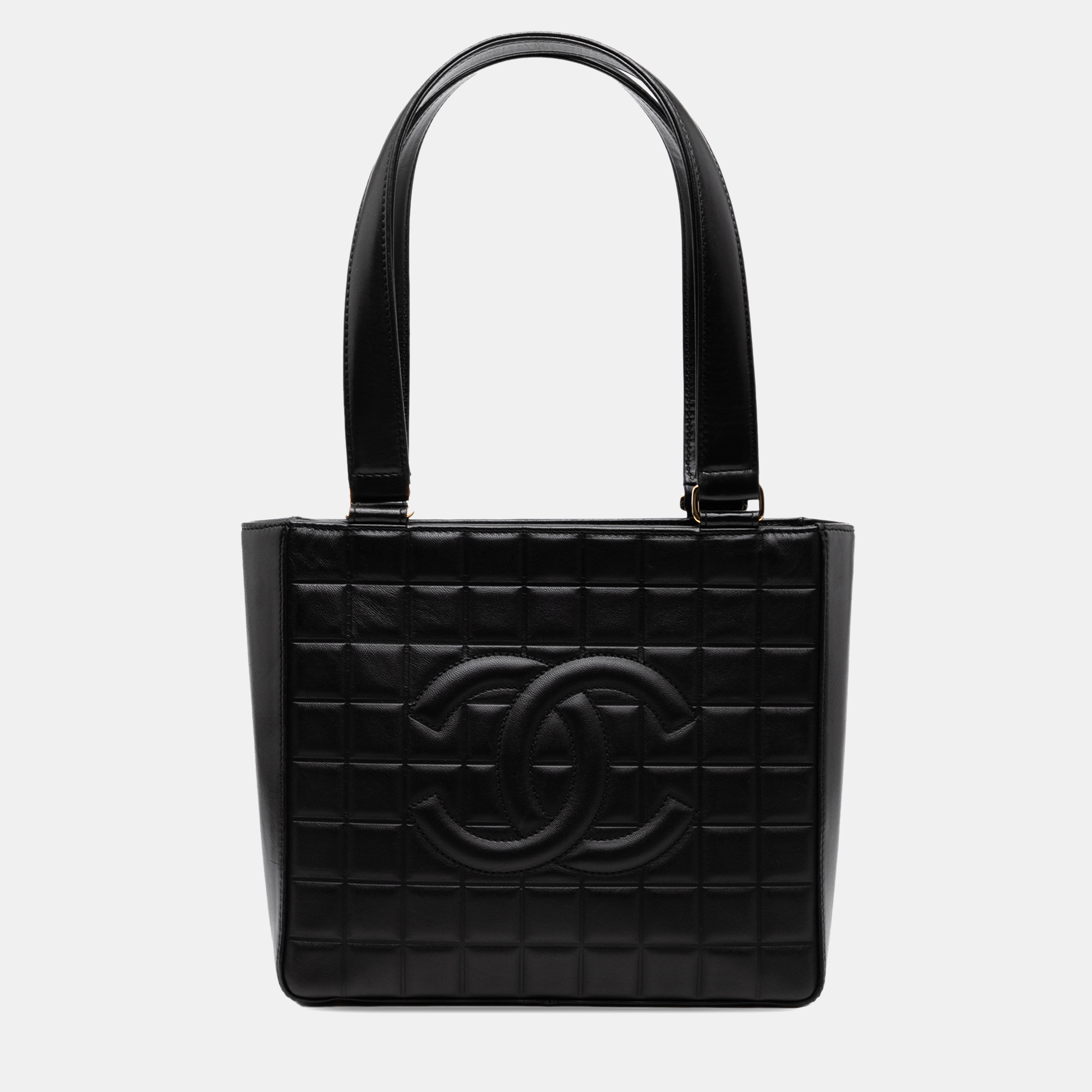 

Chanel Black Chocolate Bar Lambskin Shoulder Bag