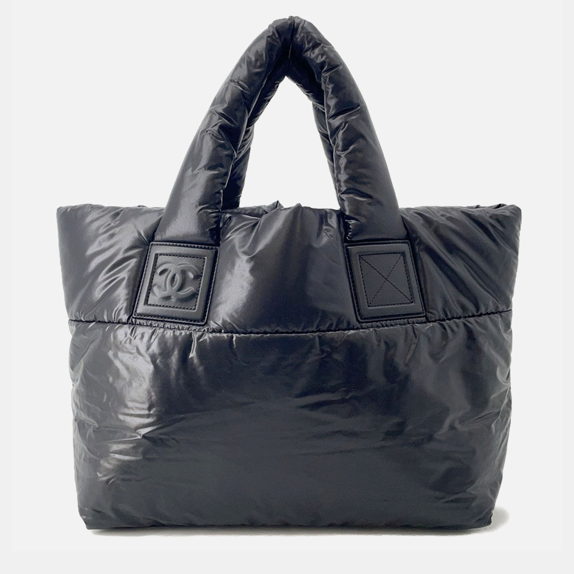 

Chanel Coco Cocoon Tote Bag Black Nylon Size Mm