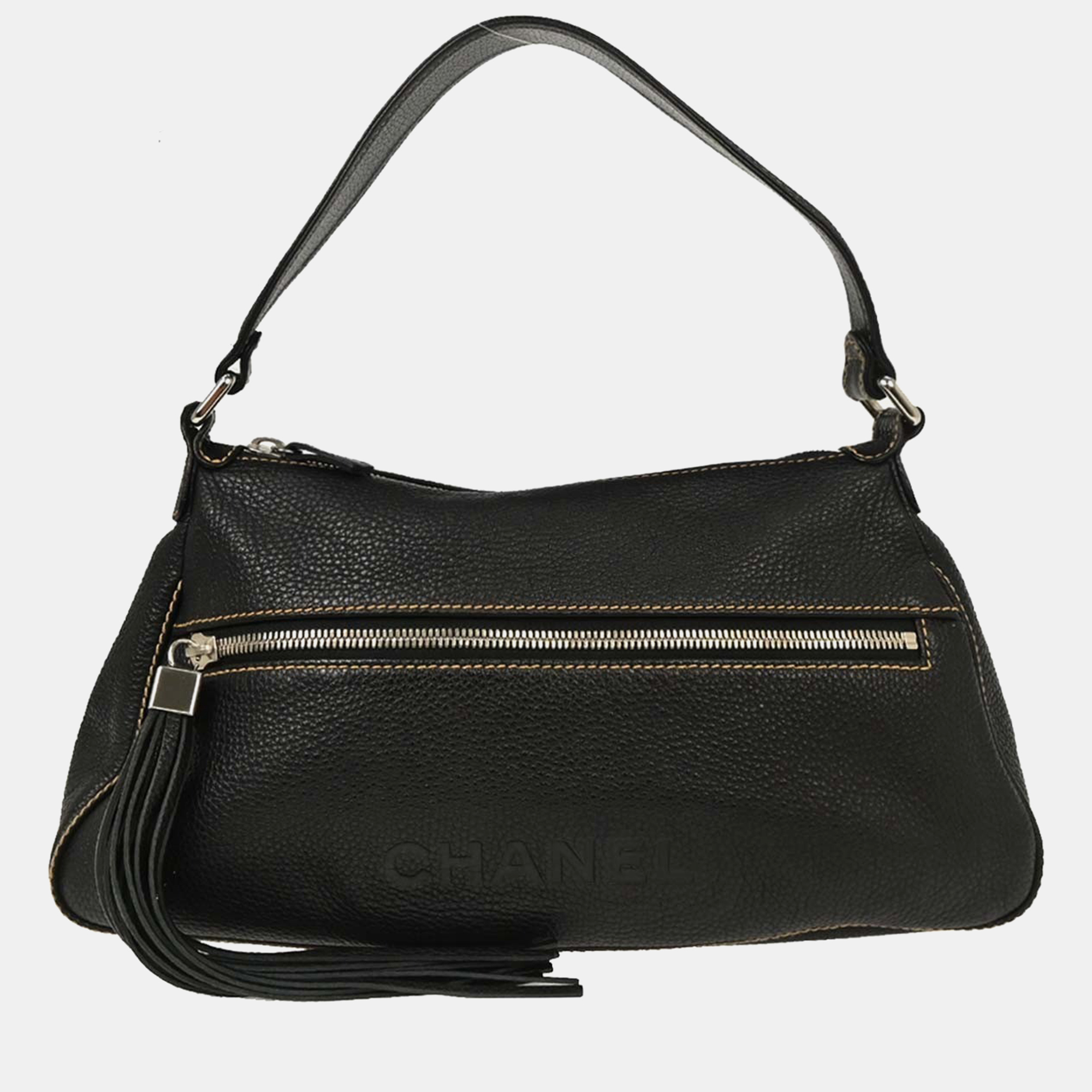 

Chanel Black Calfskin Handbag