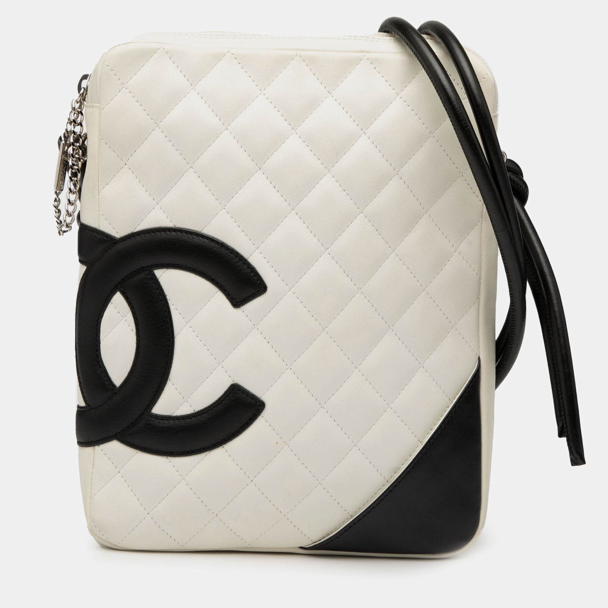 

Chanel Black/White Lambskin Cambon Ligne Crossbody