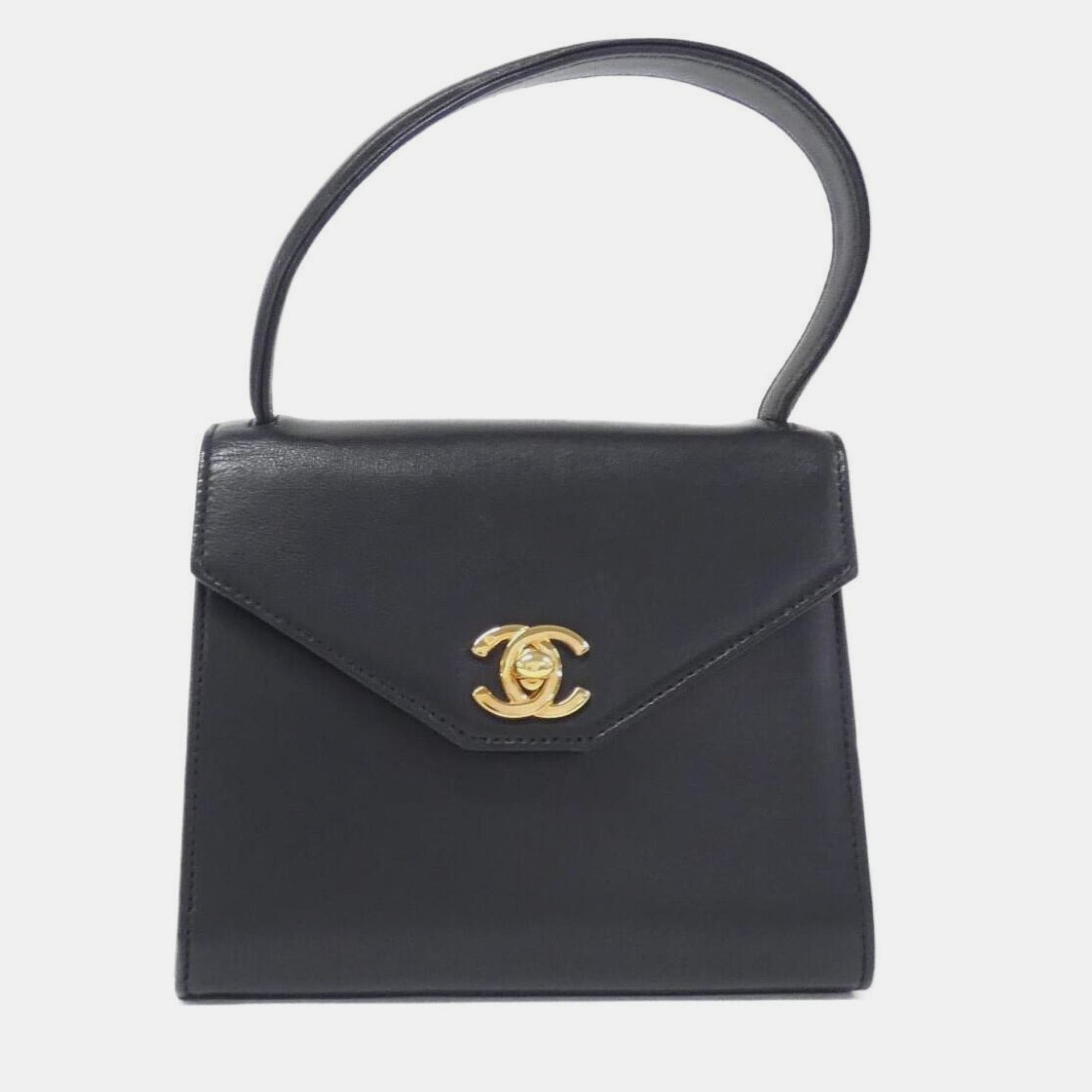 

Chanel Black Leather Handbag